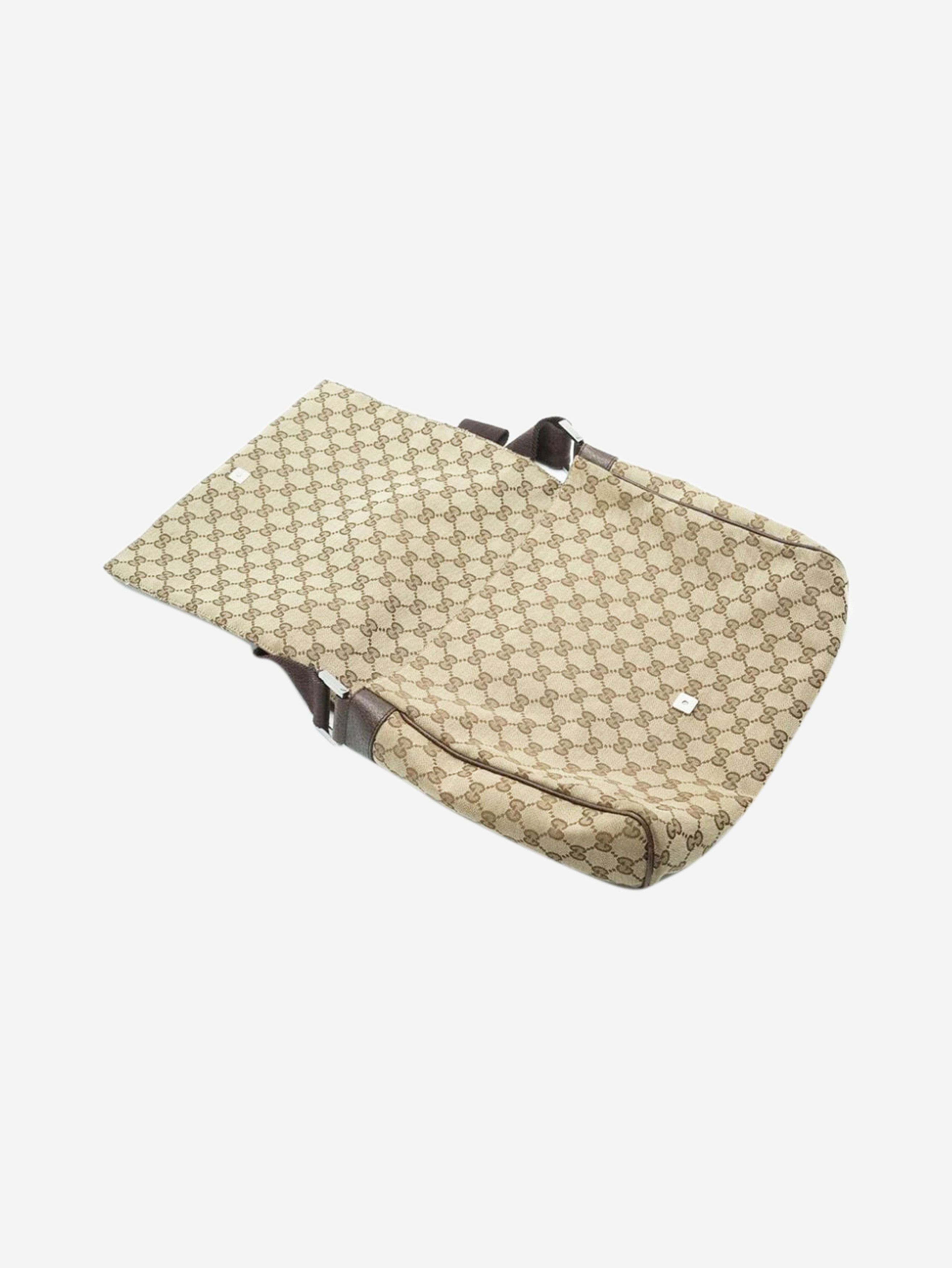 Gucci Brown GG canvas messenger bag Size ONE SIZE - 9 Thumbnail