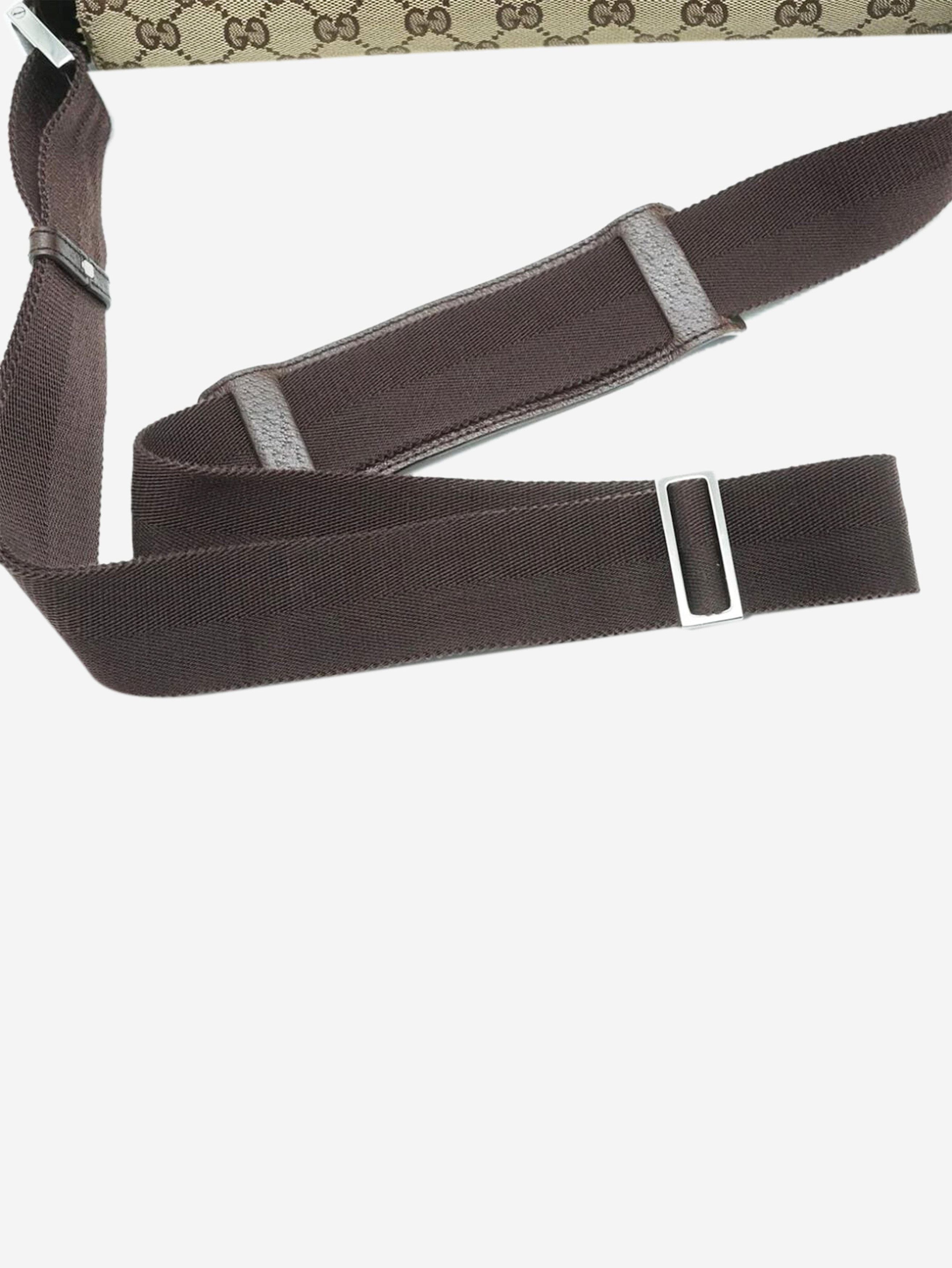 Gucci Brown GG canvas messenger bag Size ONE SIZE - 10 Thumbnail