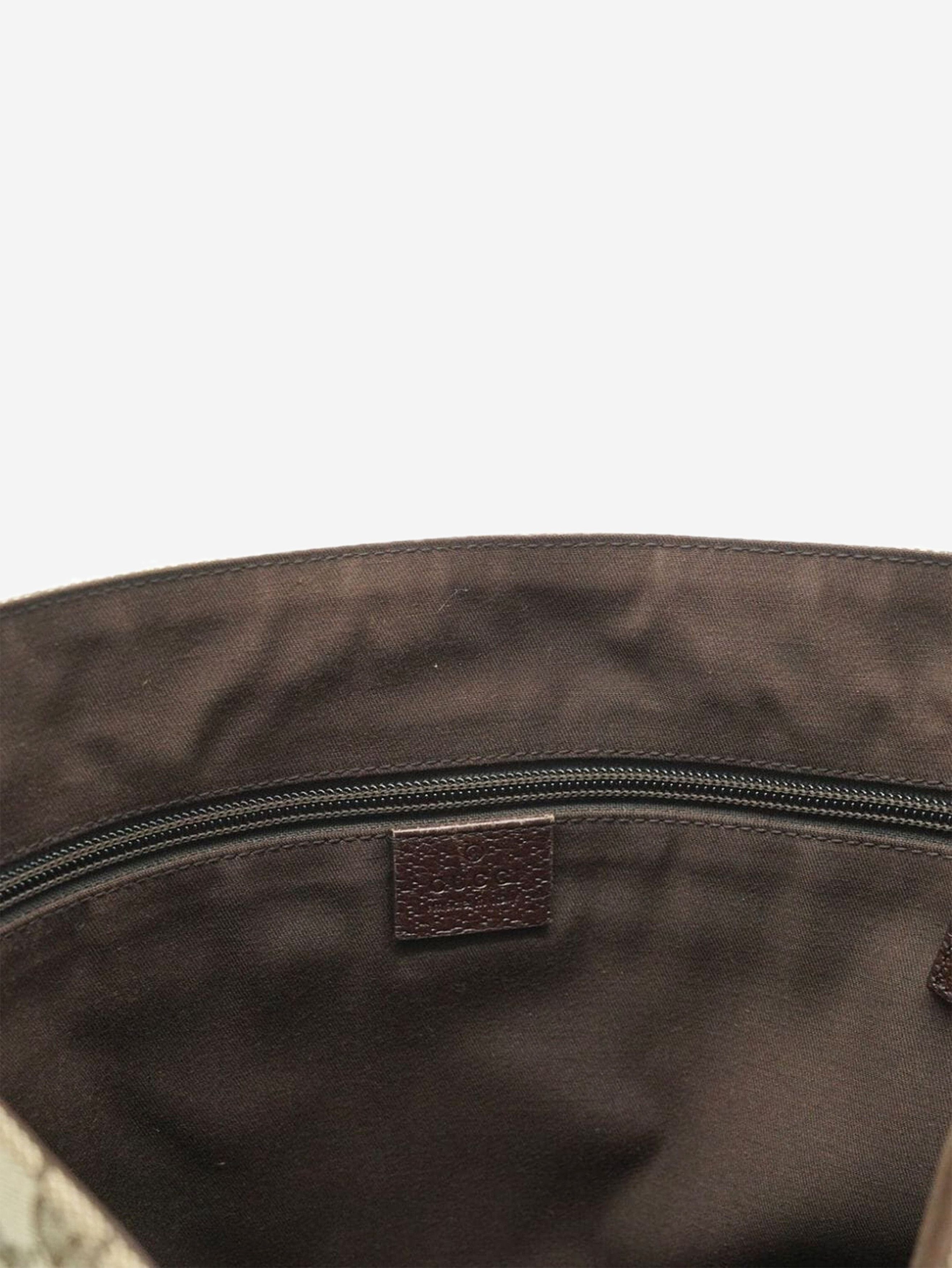 Gucci Brown GG canvas messenger bag Size ONE SIZE - 11 Thumbnail