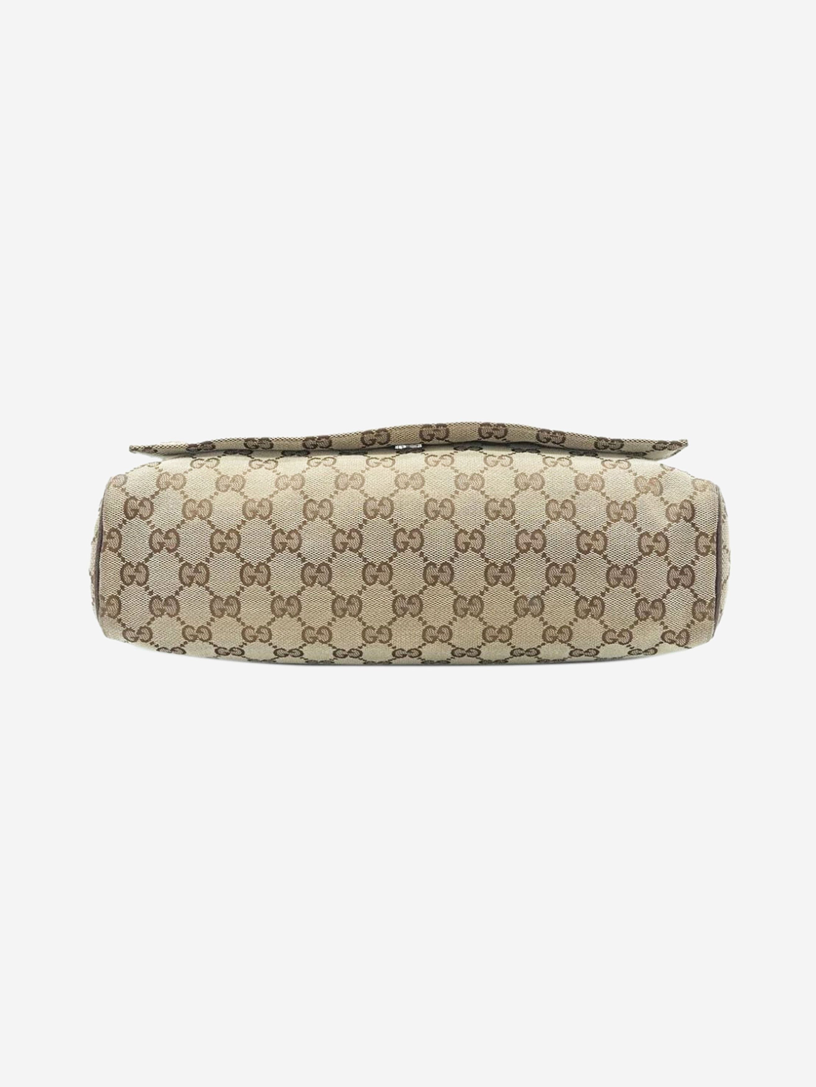 Gucci Brown GG canvas messenger bag Size ONE SIZE - 7 Thumbnail