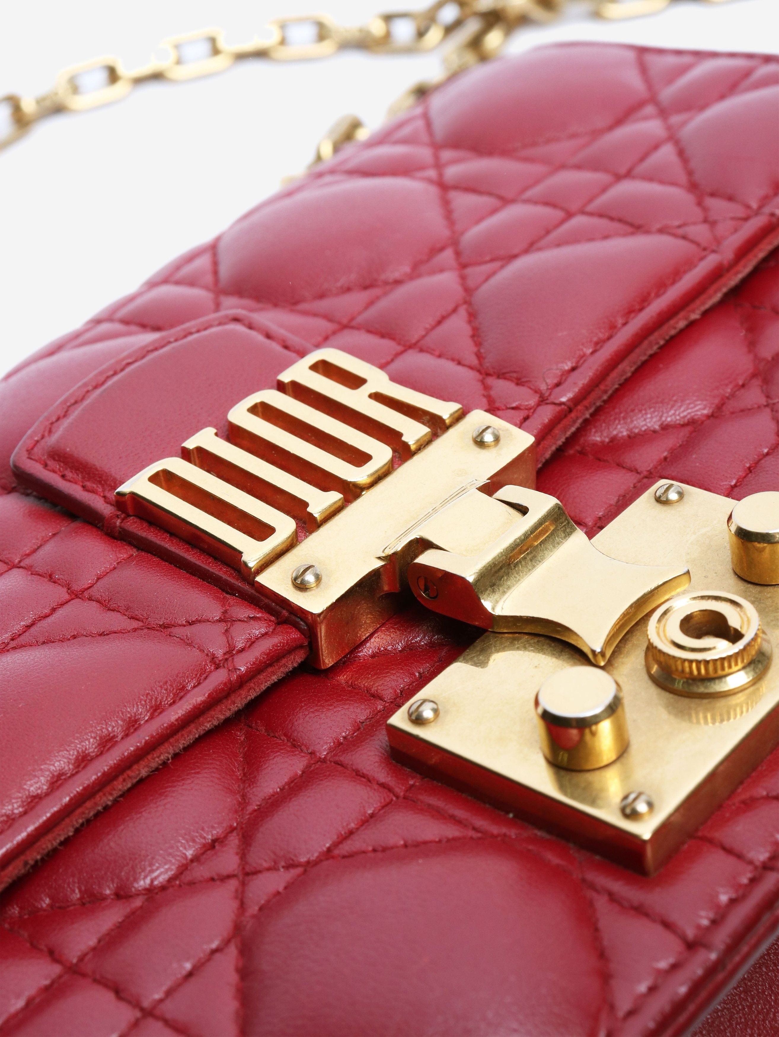 Dior Burgundy New Rock Cannage-quilted bag Size ONE SIZE - 4 Thumbnail