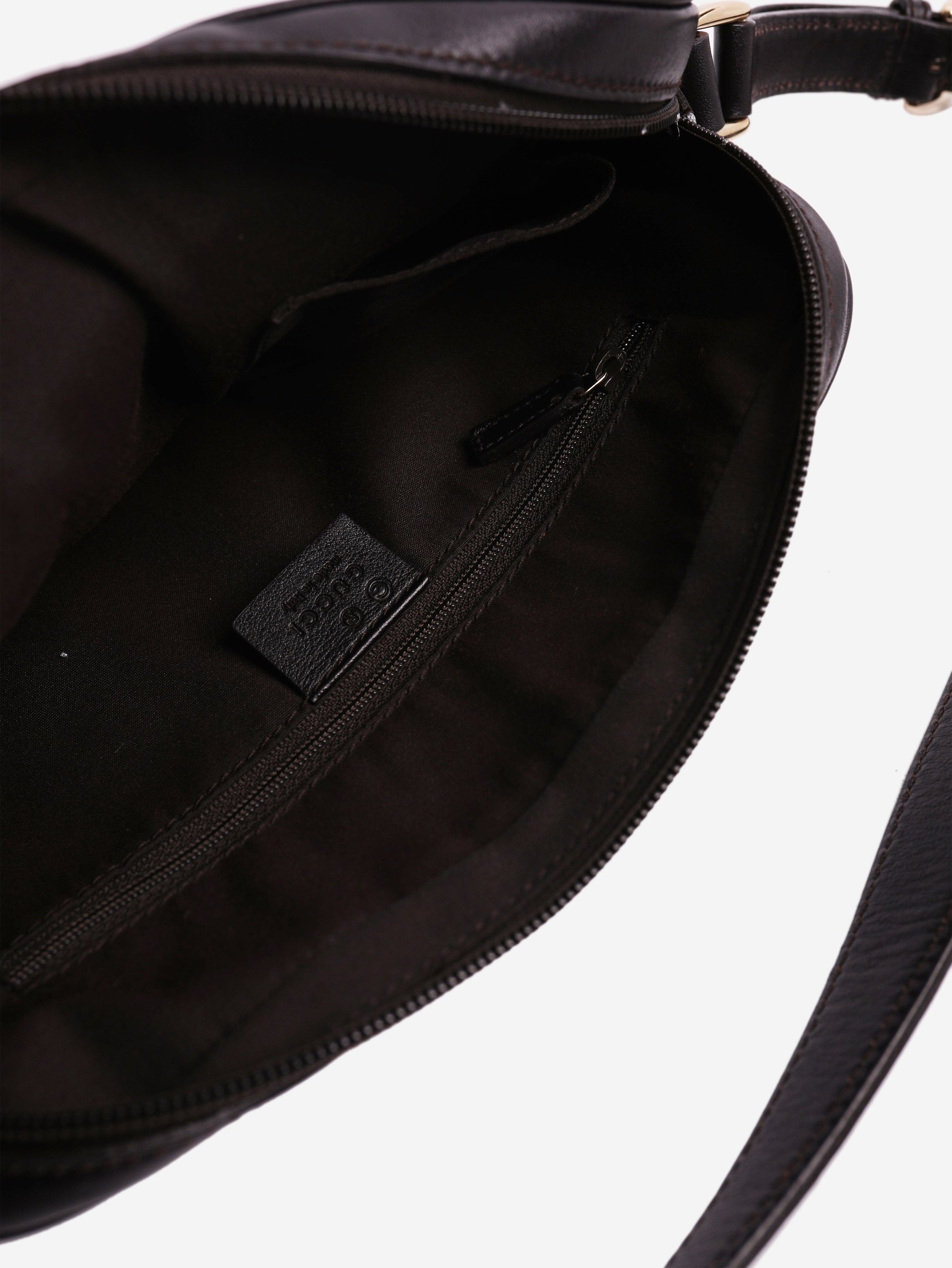 Gucci Dark brown Crest Horsebit shoulder bag Size ONE SIZE - 5 Thumbnail