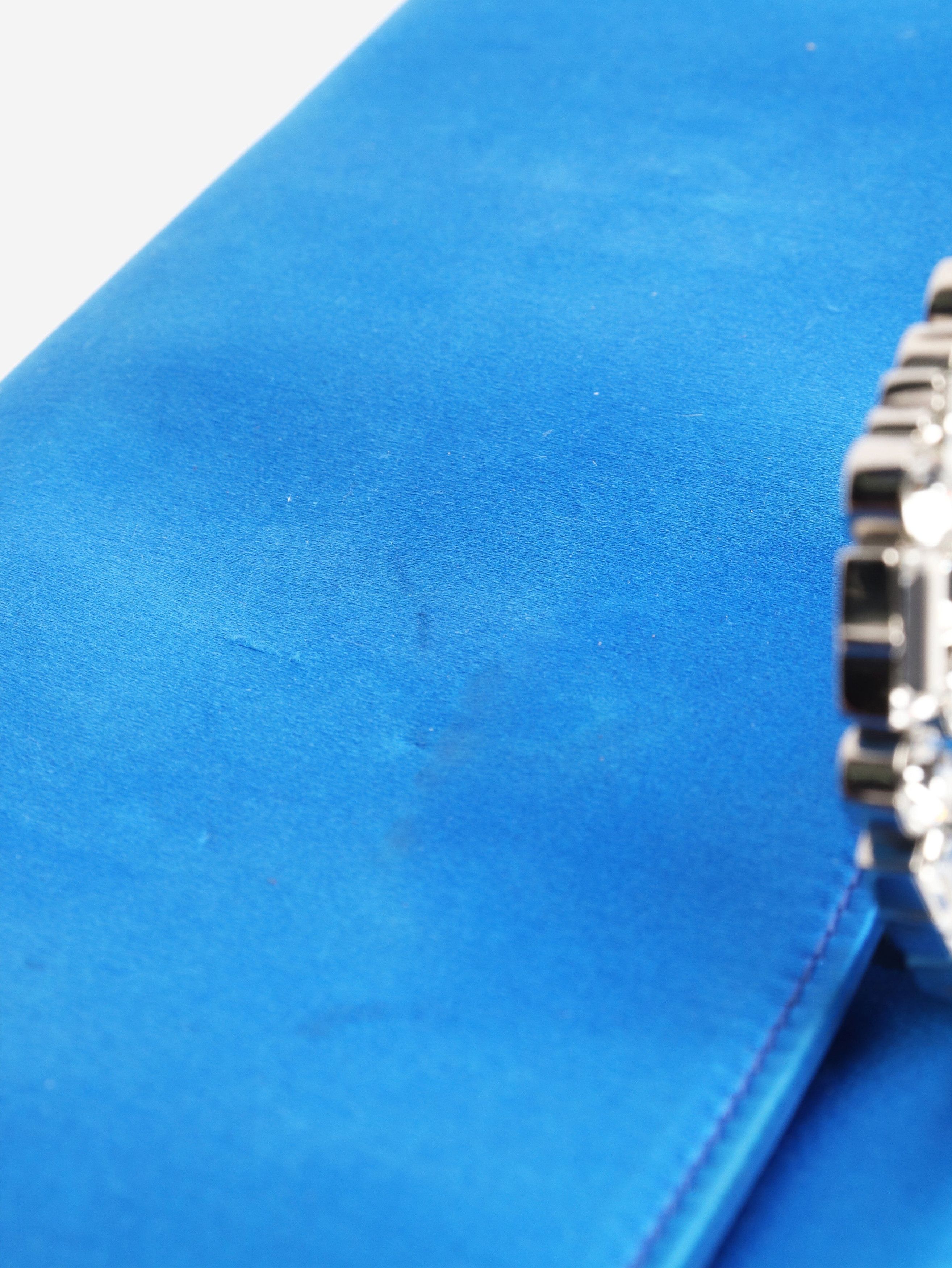 Gucci Blue GG crystal broadway clutch Size ONE SIZE - 6 Thumbnail
