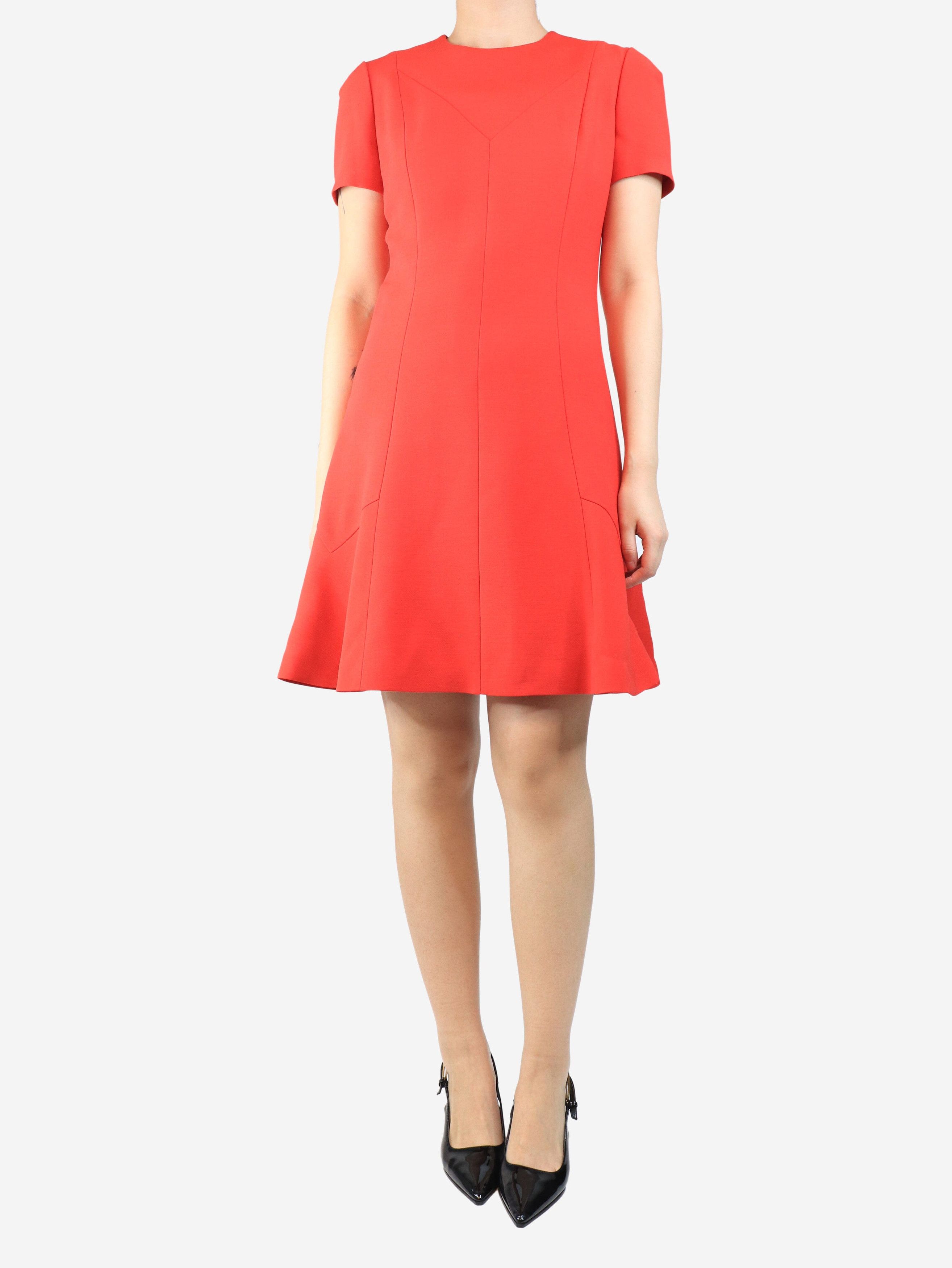 Louis Vuitton Red short-sleeve midi dress - UK 10 Size M / US 6-8 / IT 42-44 - 3 Thumbnail