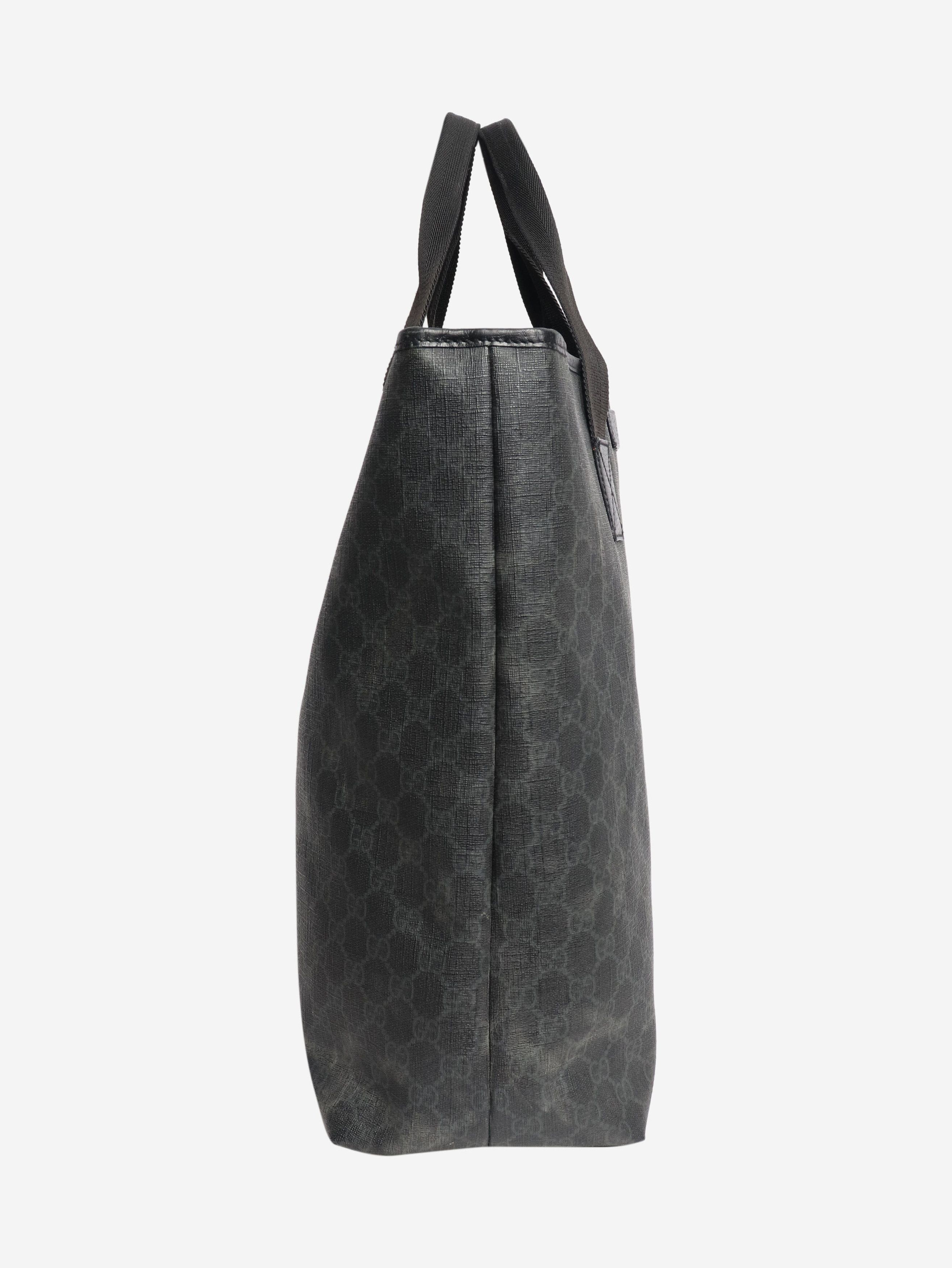 Gucci Black GG Supreme tote bag Size ONE SIZE - 3 Thumbnail