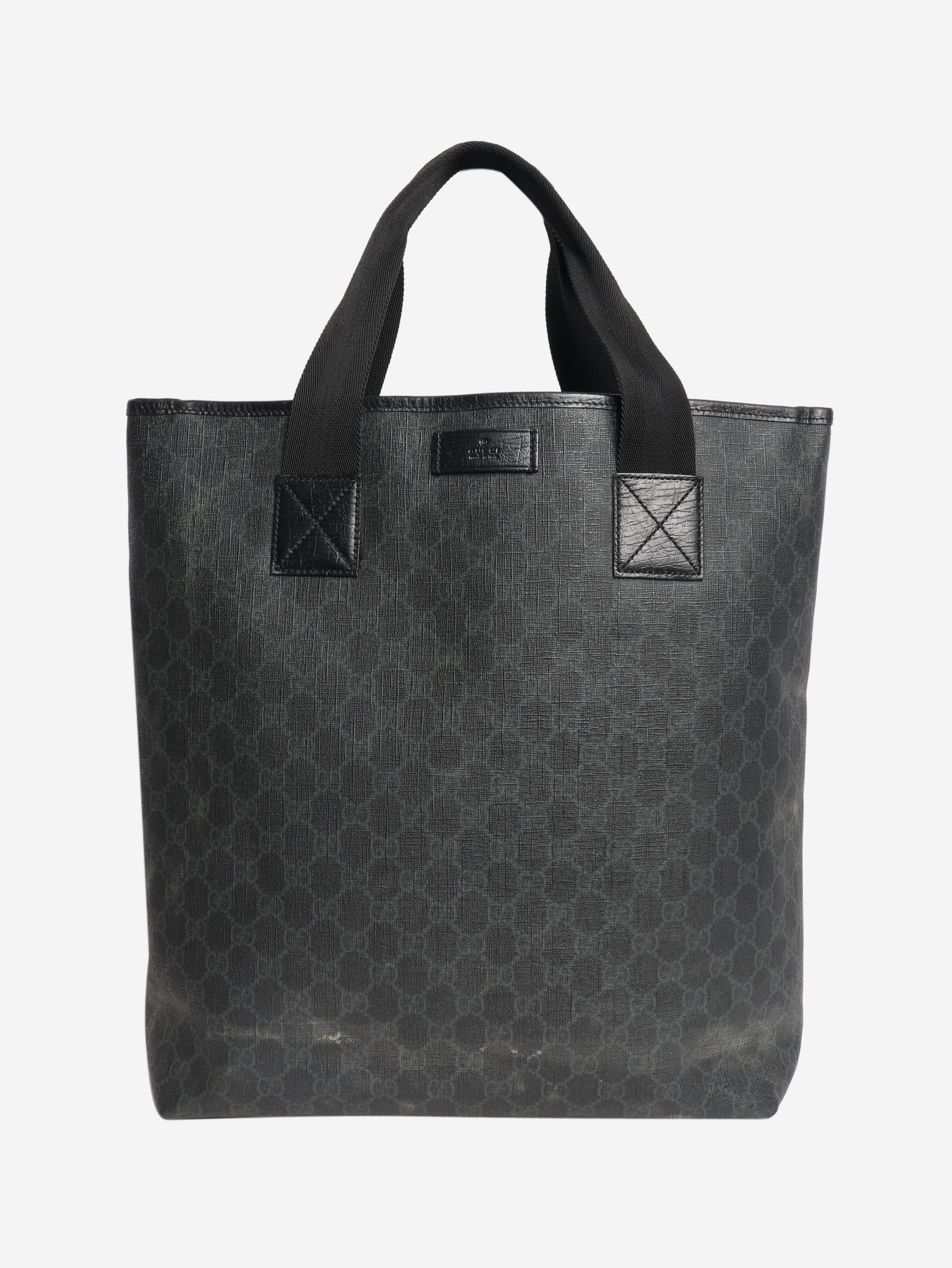 Gucci Black GG Supreme tote bag Size ONE SIZE - 4 Thumbnail