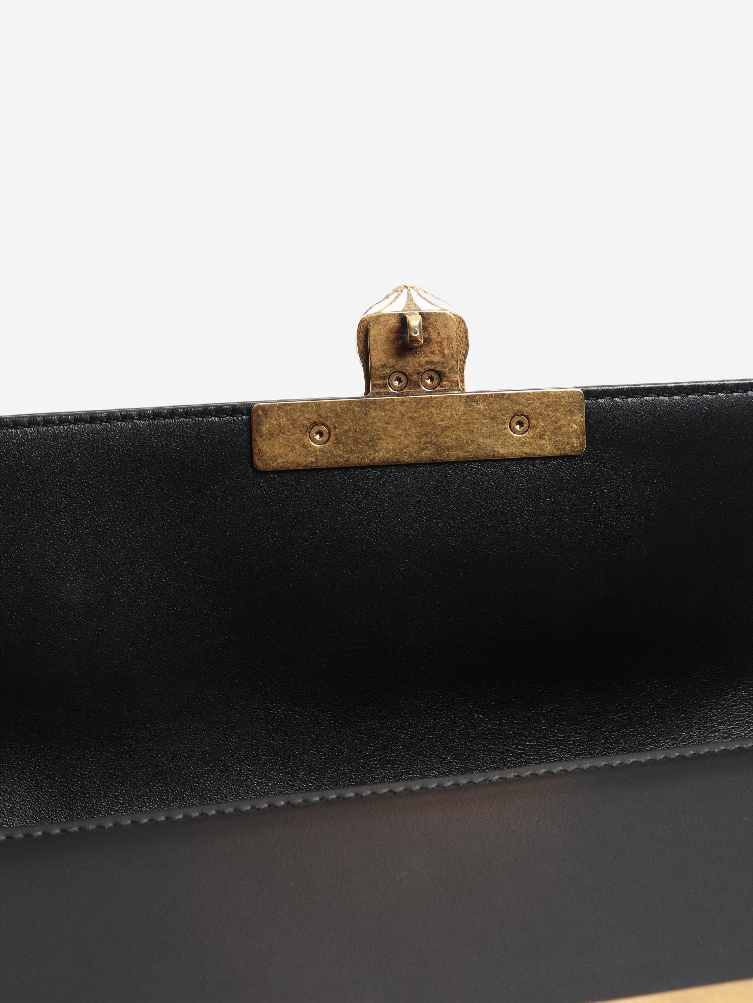 Gucci Black bejewelled Future leather chain shoulder bag Size ONE SIZE - 5 Thumbnail