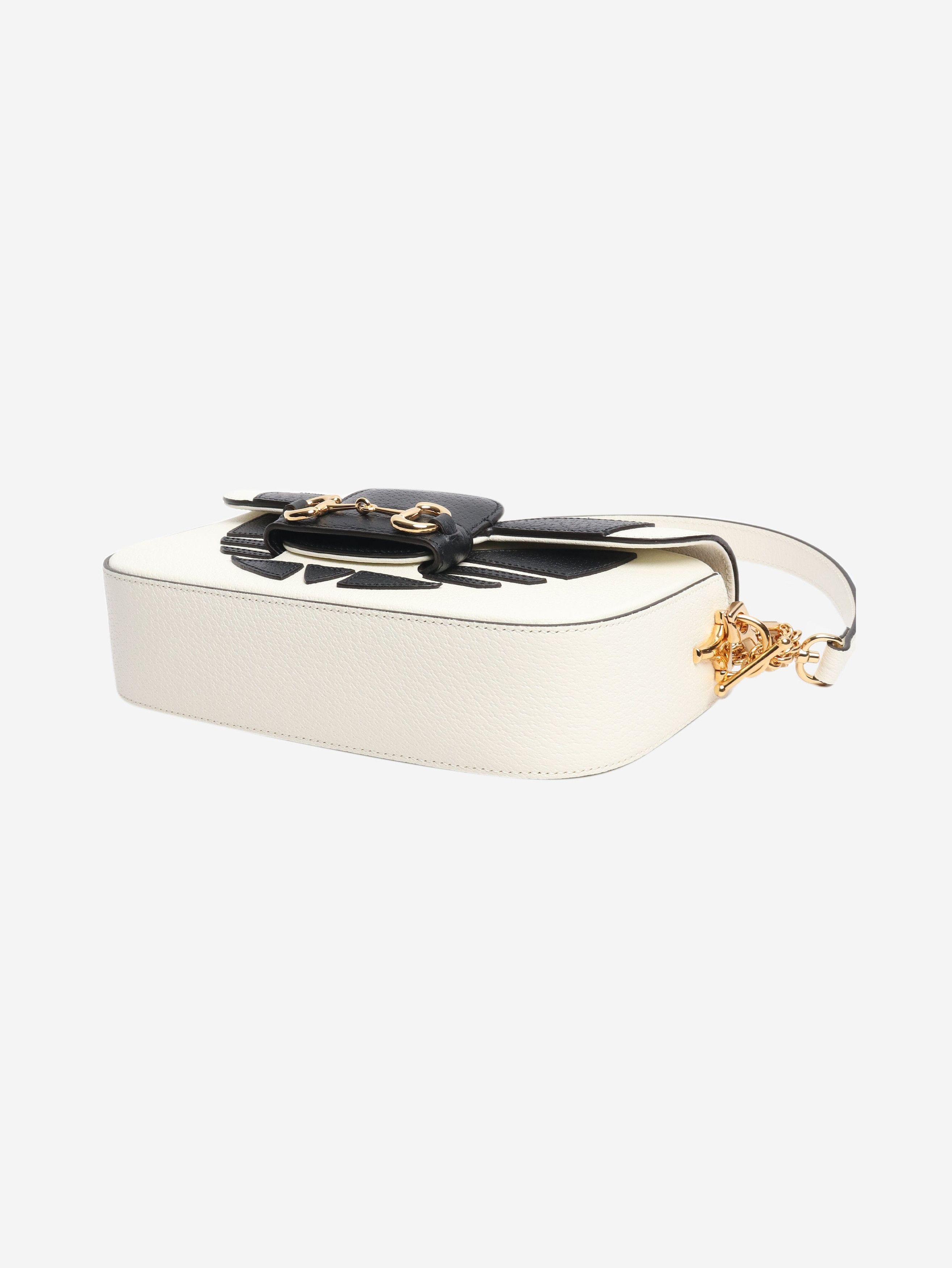 Gucci White Horsebit leather crossbody bag Size ONE SIZE - 4 Thumbnail