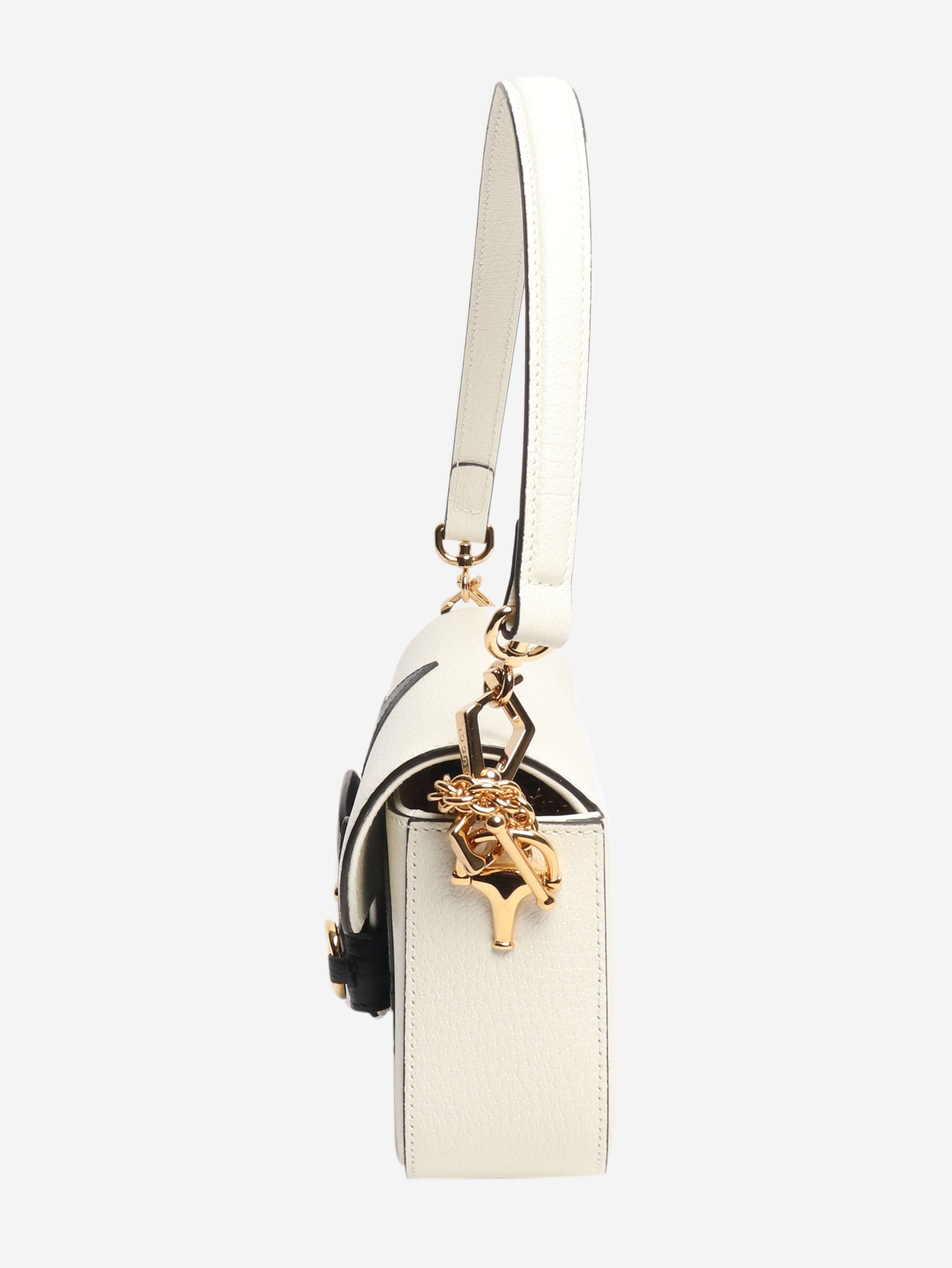Gucci White Horsebit leather crossbody bag Size ONE SIZE - 2 Thumbnail