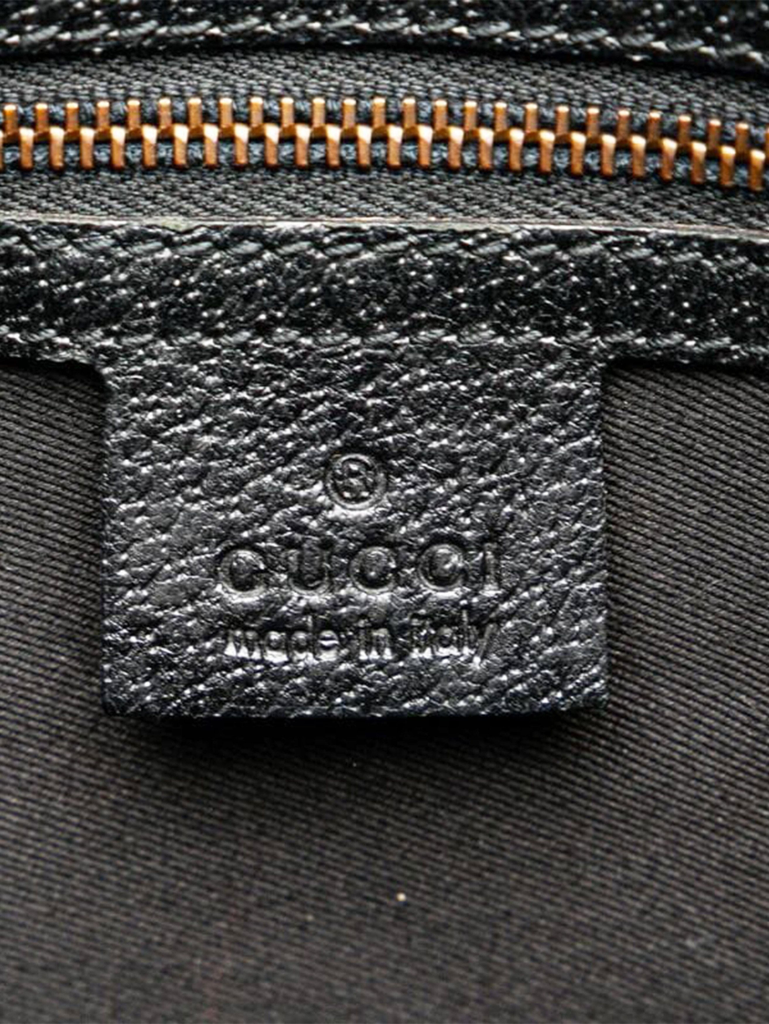 Gucci Black GG canvas studded shoulder bag Size ONE SIZE - 6 Thumbnail