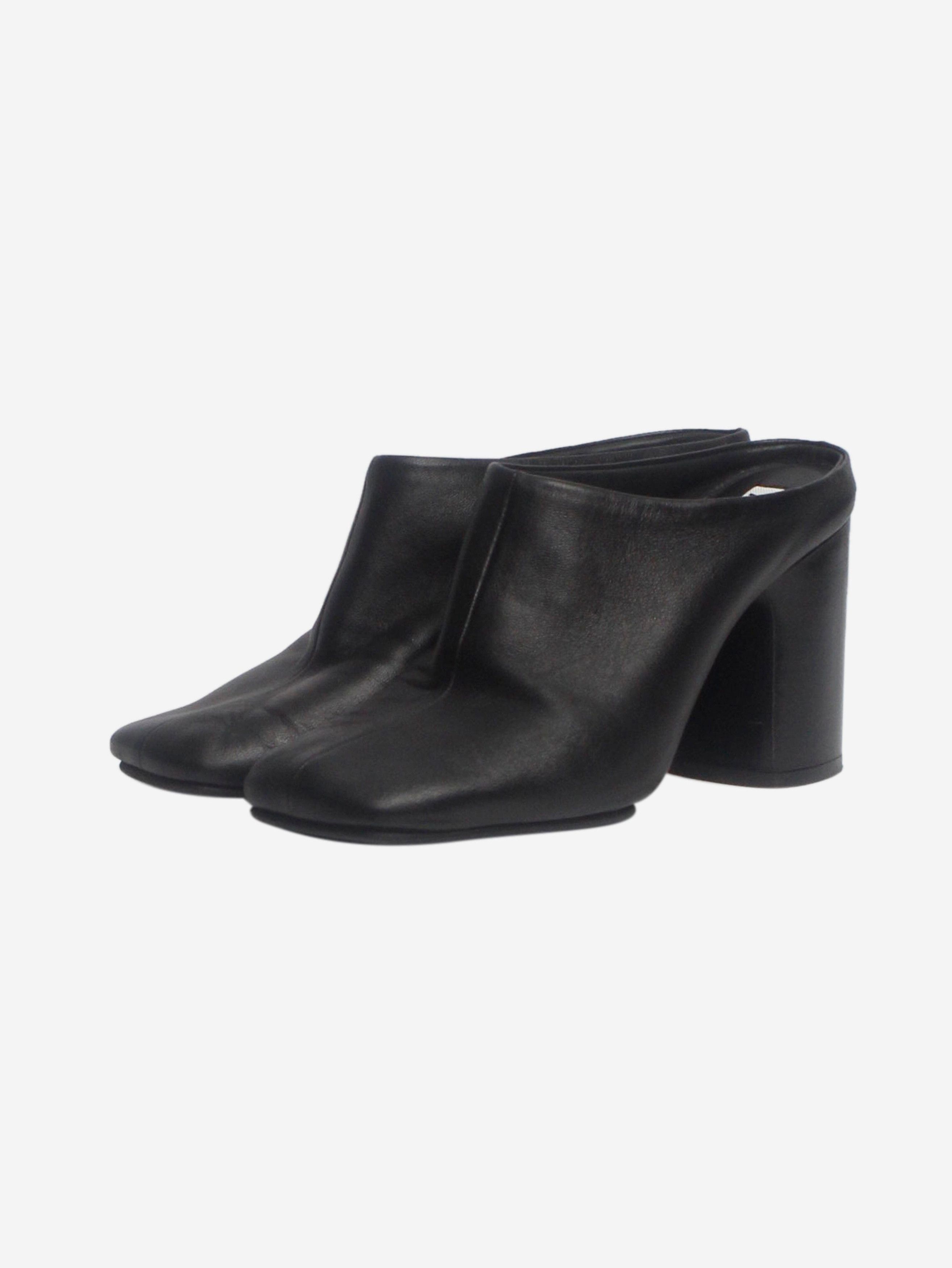Acne Studios Black leather mules - EU 38 Size US 7.5 / IT 37.5 - 2 Thumbnail