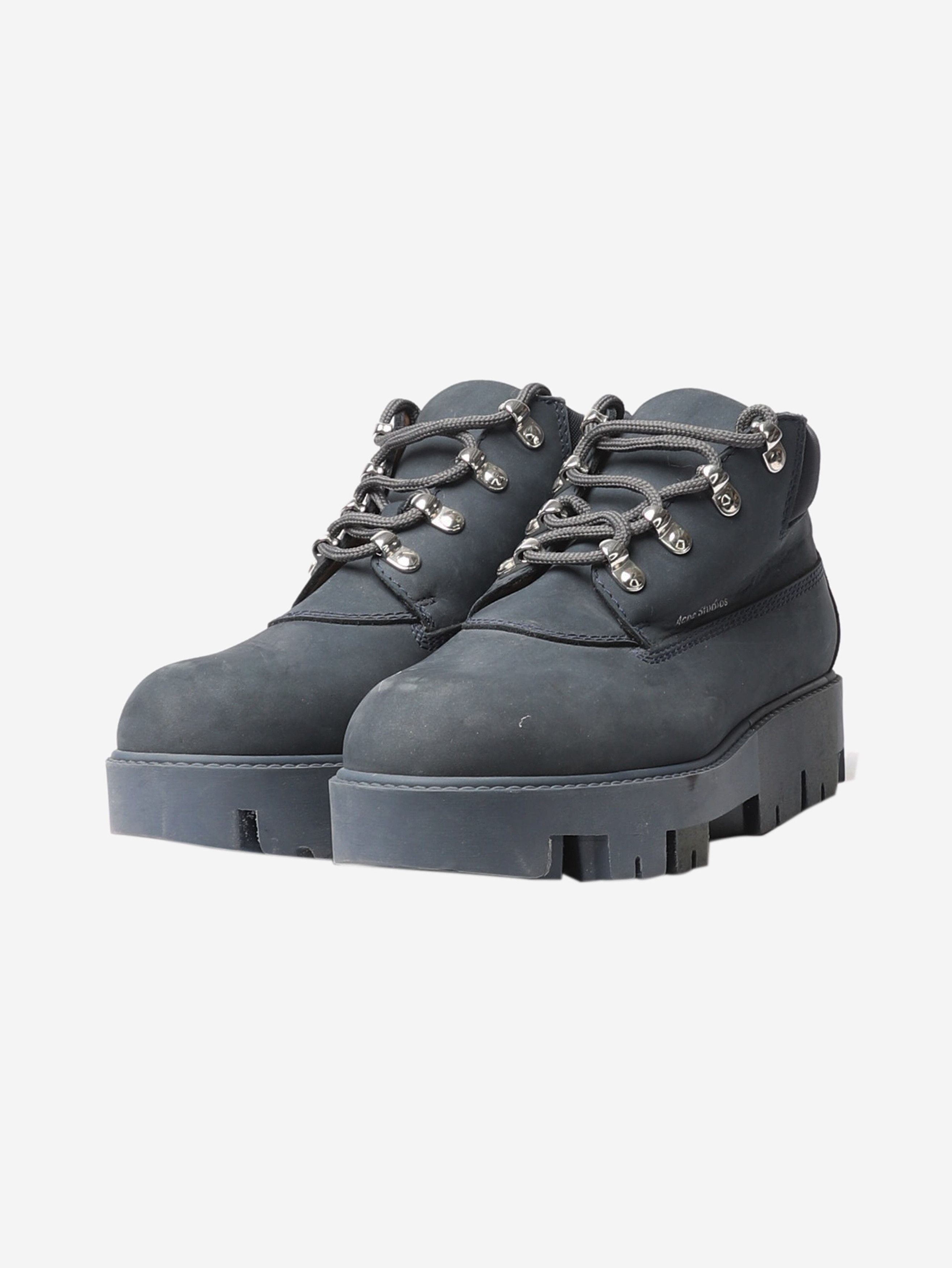 Acne Studios Dark blue hiking boots - EU 37 Size US 6 / IT 36 - 2 Thumbnail