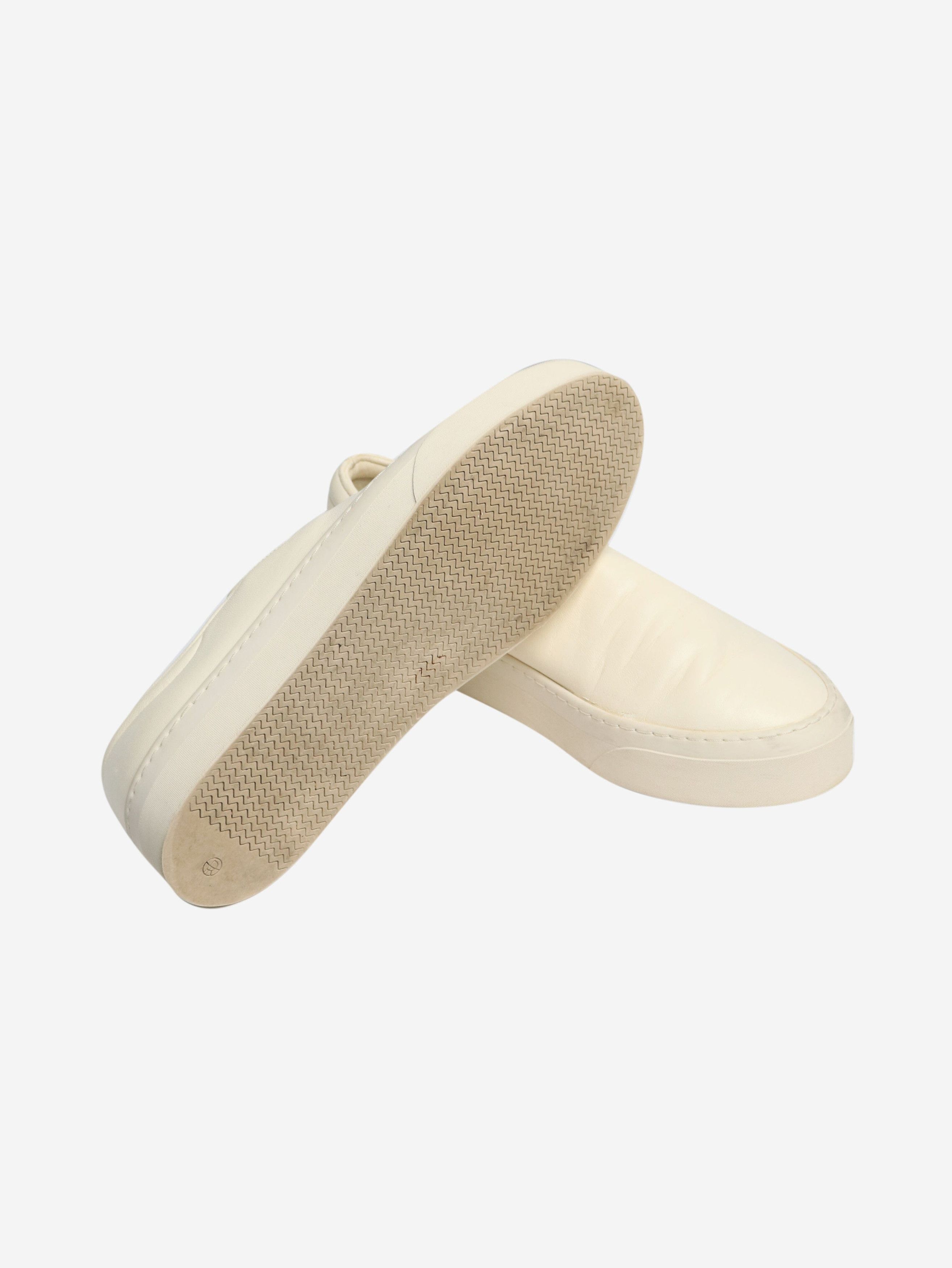 The Row Ivory Marie H nappa sneakers - EU 38 Size US 7.5 / IT 37.5 - 7 Thumbnail