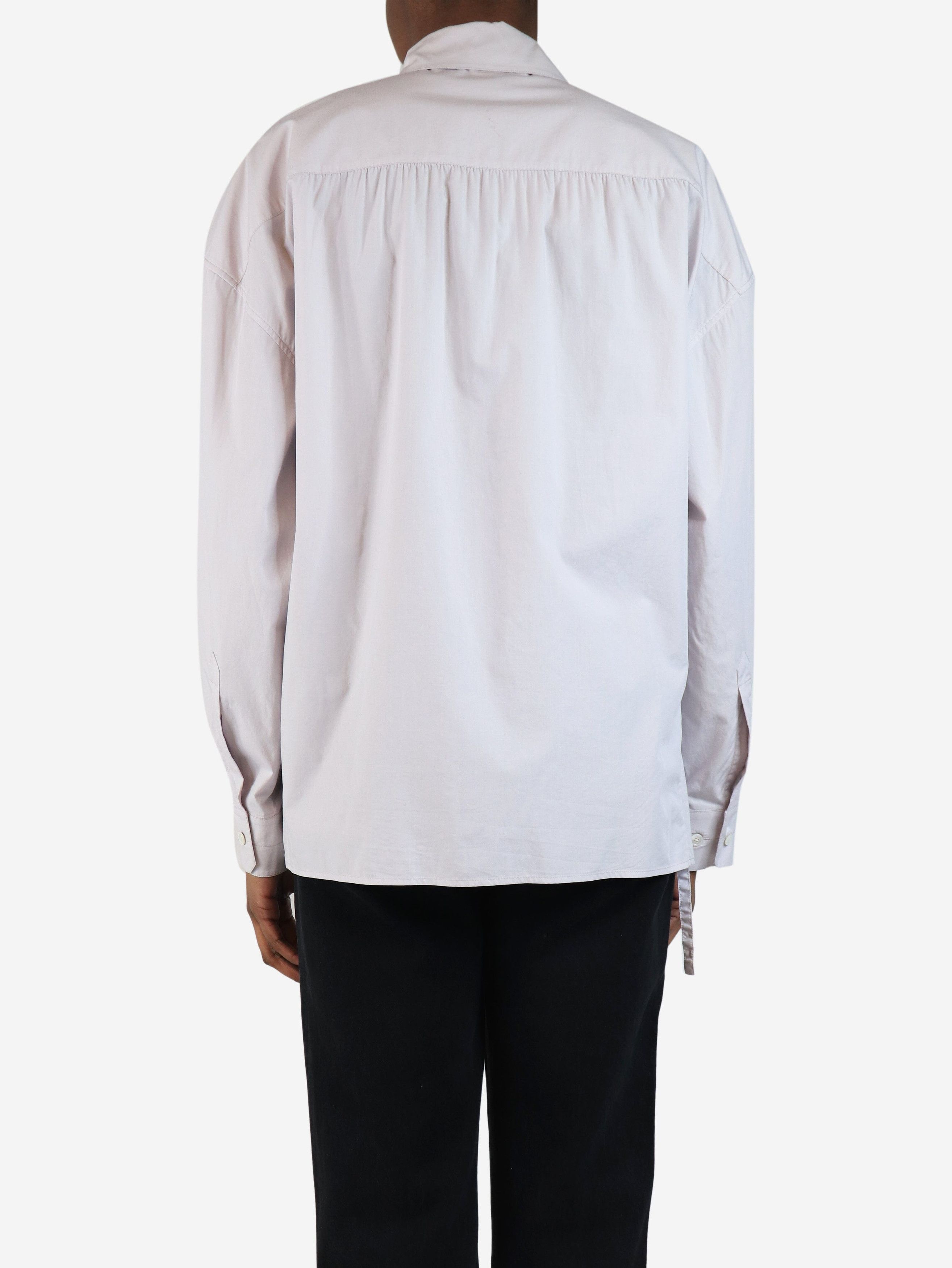 Lemaire Pale lilac twisted shirt - UK 6 Size XS / US 0-2 / IT 36-38 - 2 Thumbnail