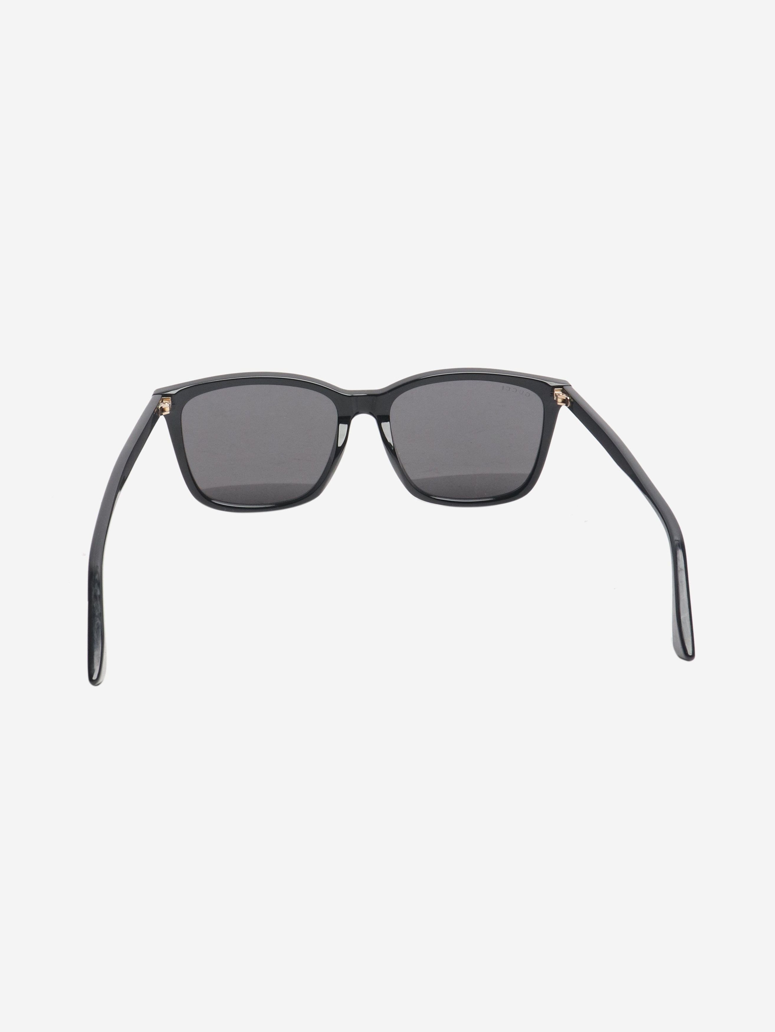 Gucci Black square sunglasses Size ONE SIZE - 4 Thumbnail