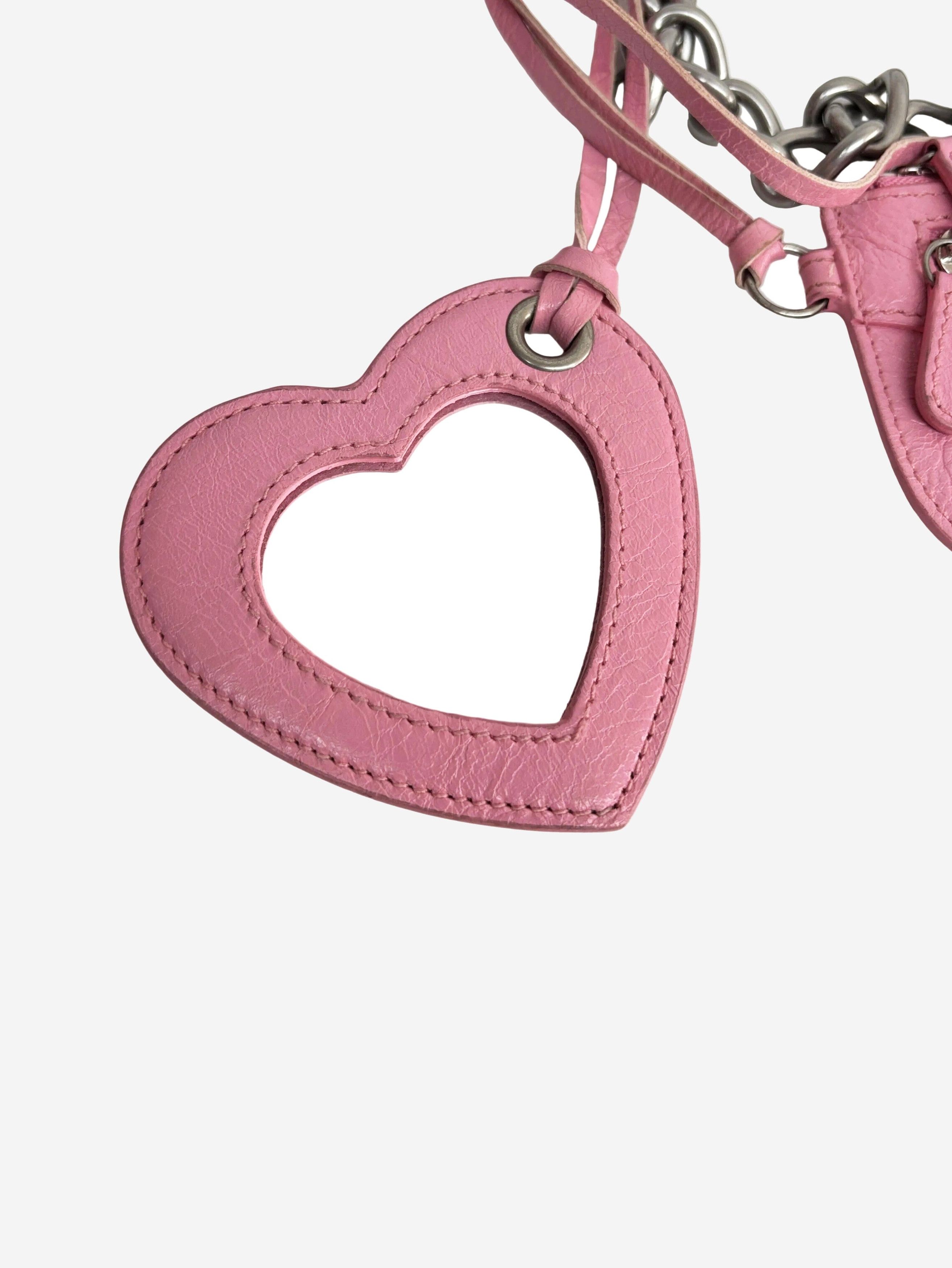 Balenciaga Pink crinkle Le Cagole shoulder bag Size ONE SIZE - 5 Thumbnail
