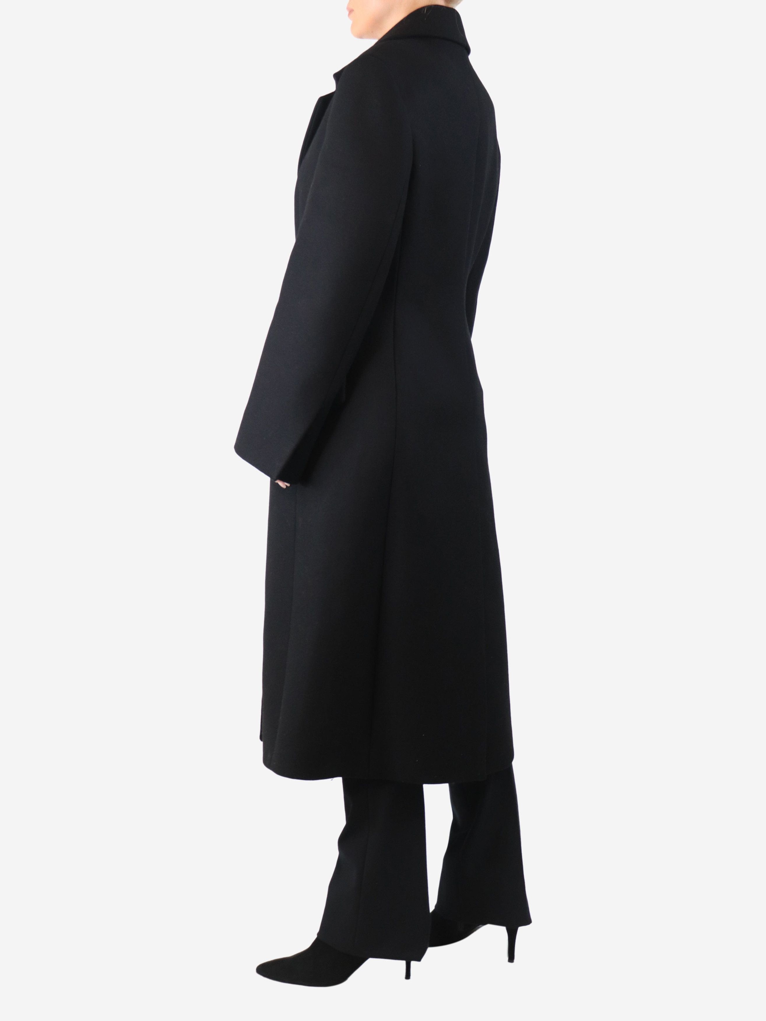 Prada Black wool coat - UK 12 Size M / US 6-8 / IT 42-44 - 3 Thumbnail