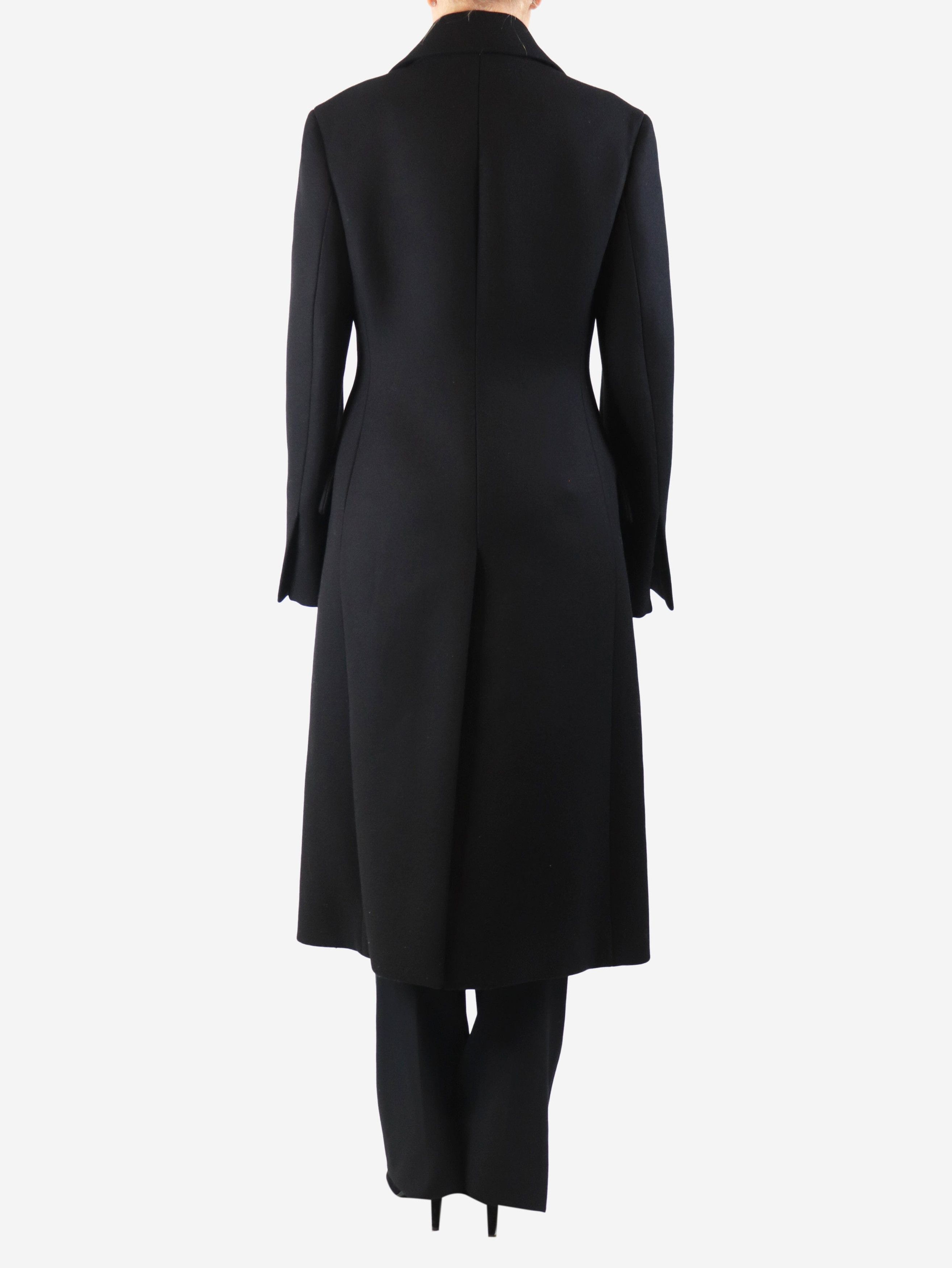 Prada Black wool coat - UK 12 Size M / US 6-8 / IT 42-44 - 2 Thumbnail