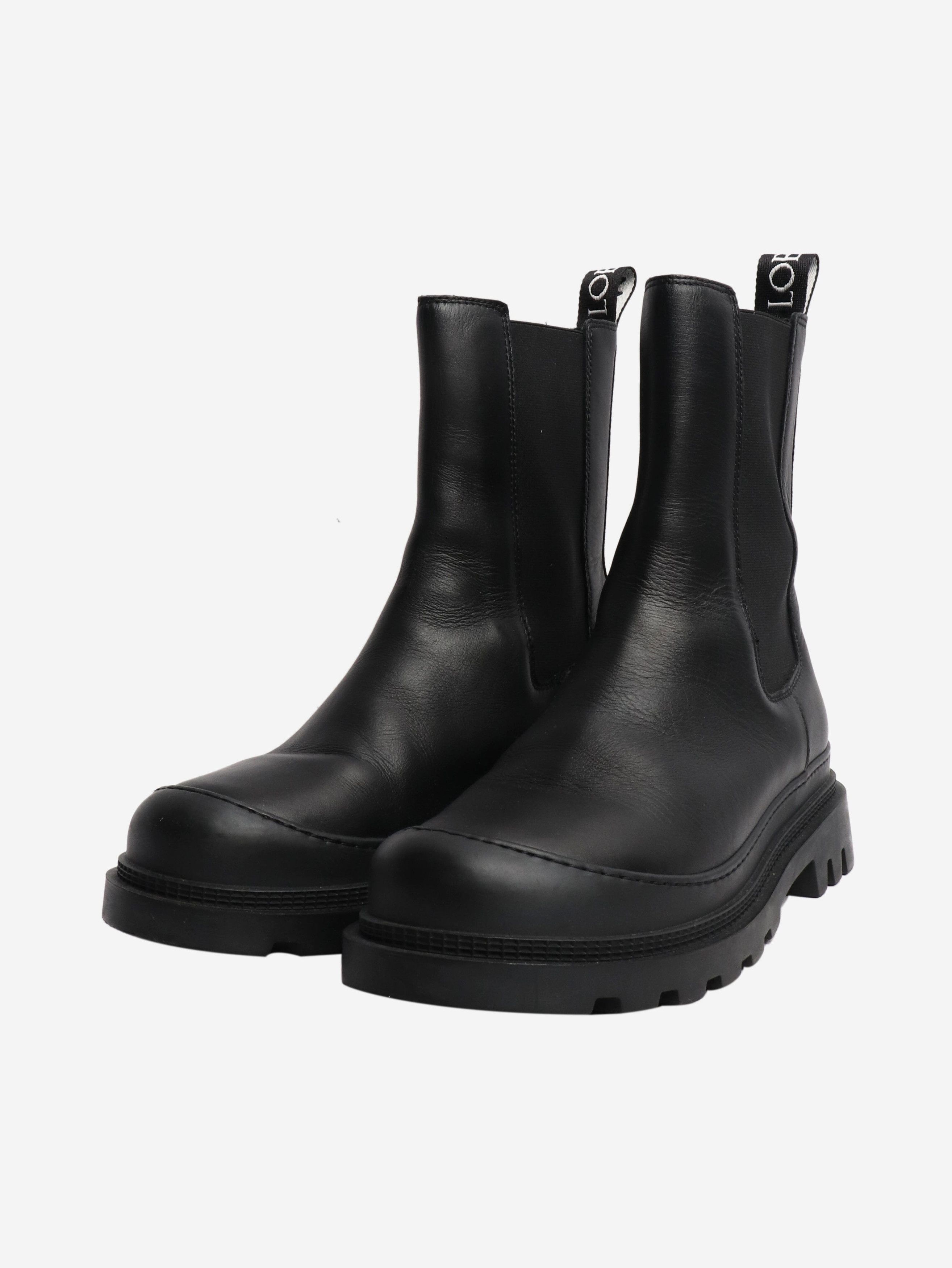 Loewe Black leather chelsea boots - EU 37 (UK 4) Size US 6 / IT 36 - 2 Thumbnail