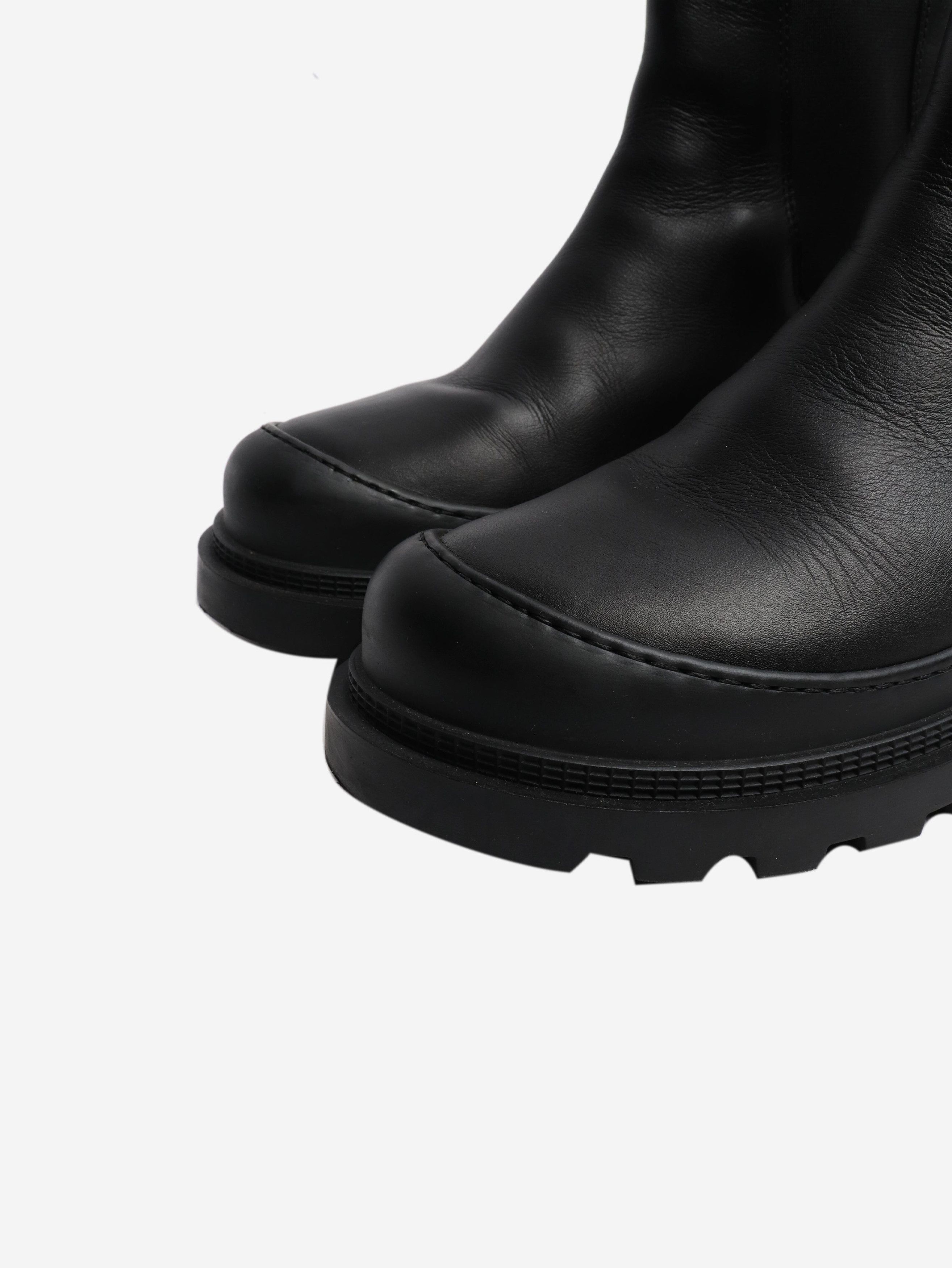 Loewe Black leather chelsea boots - EU 37 (UK 4) Size US 6 / IT 36 - 4 Thumbnail