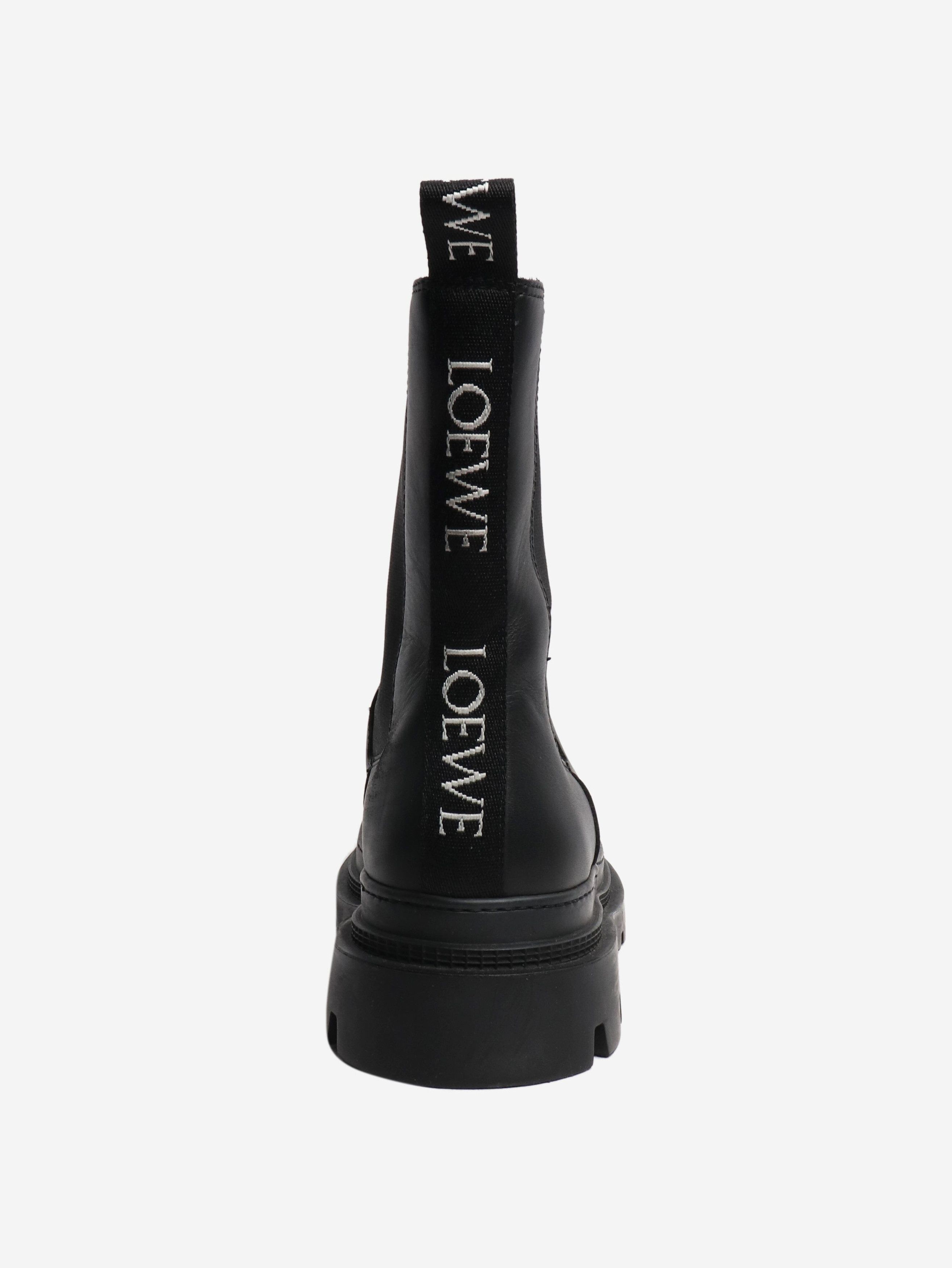 Loewe Black leather chelsea boots - EU 37 (UK 4) Size US 6 / IT 36 - 3 Thumbnail