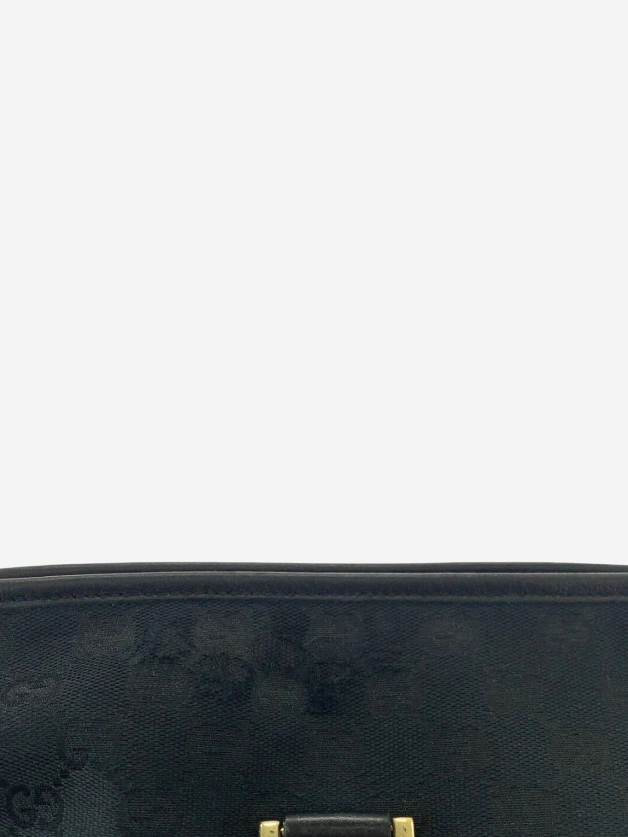Gucci Black Abbey GG canvas shoulder bag Size ONE SIZE - 8 Thumbnail
