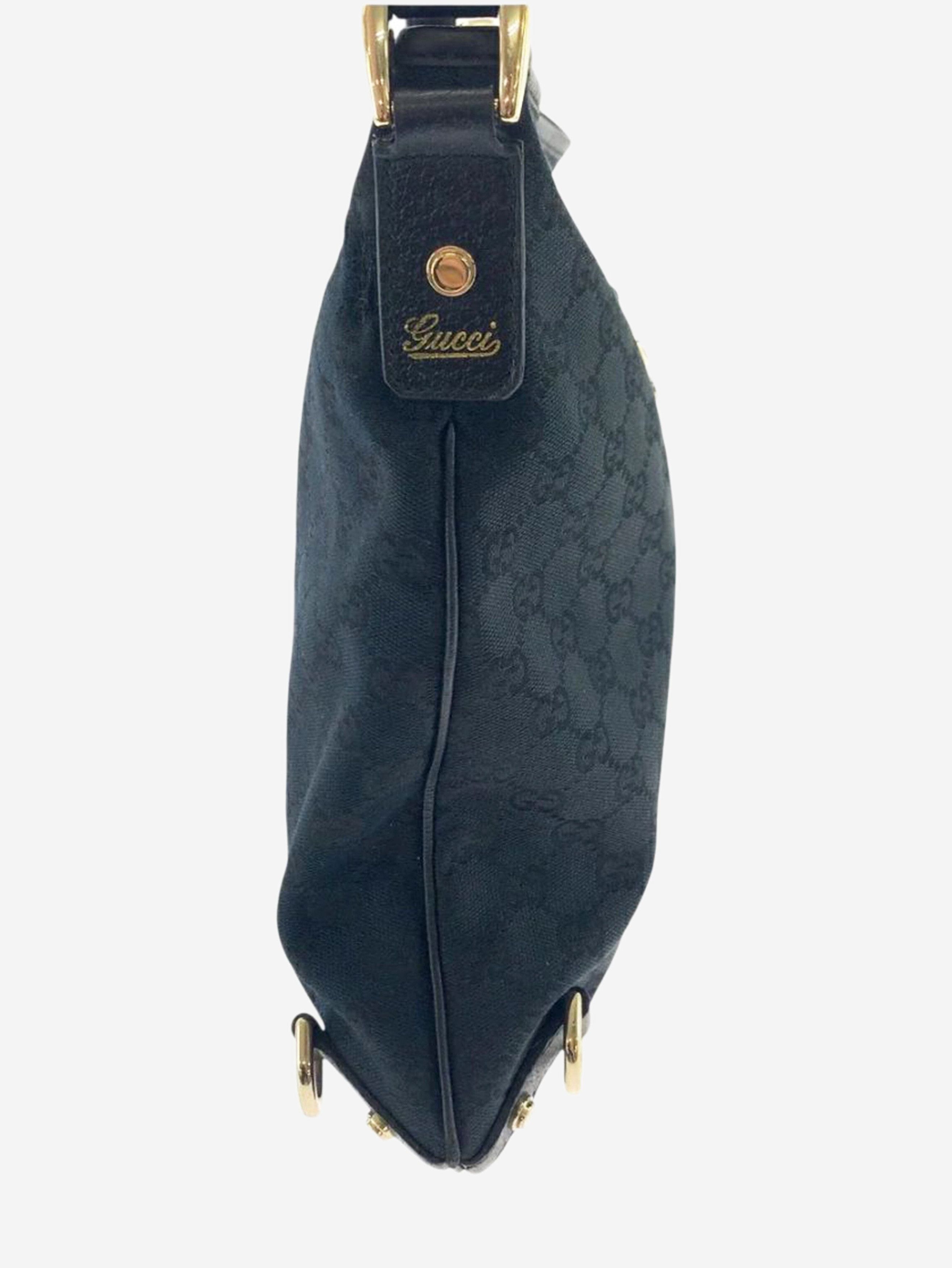 Gucci Black Abbey GG canvas shoulder bag Size ONE SIZE - 5 Thumbnail