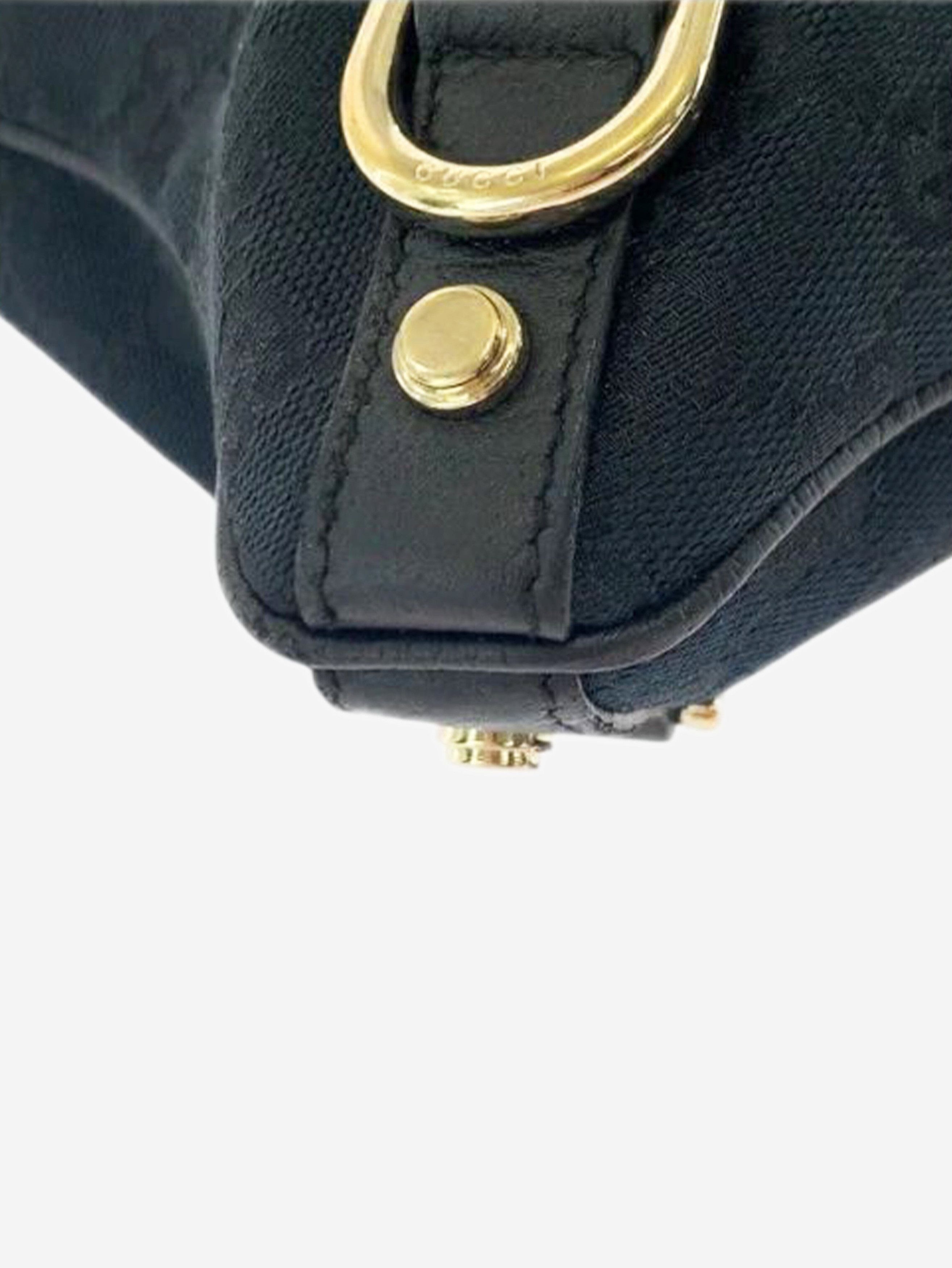 Gucci Black Abbey GG canvas shoulder bag Size ONE SIZE - 10 Thumbnail