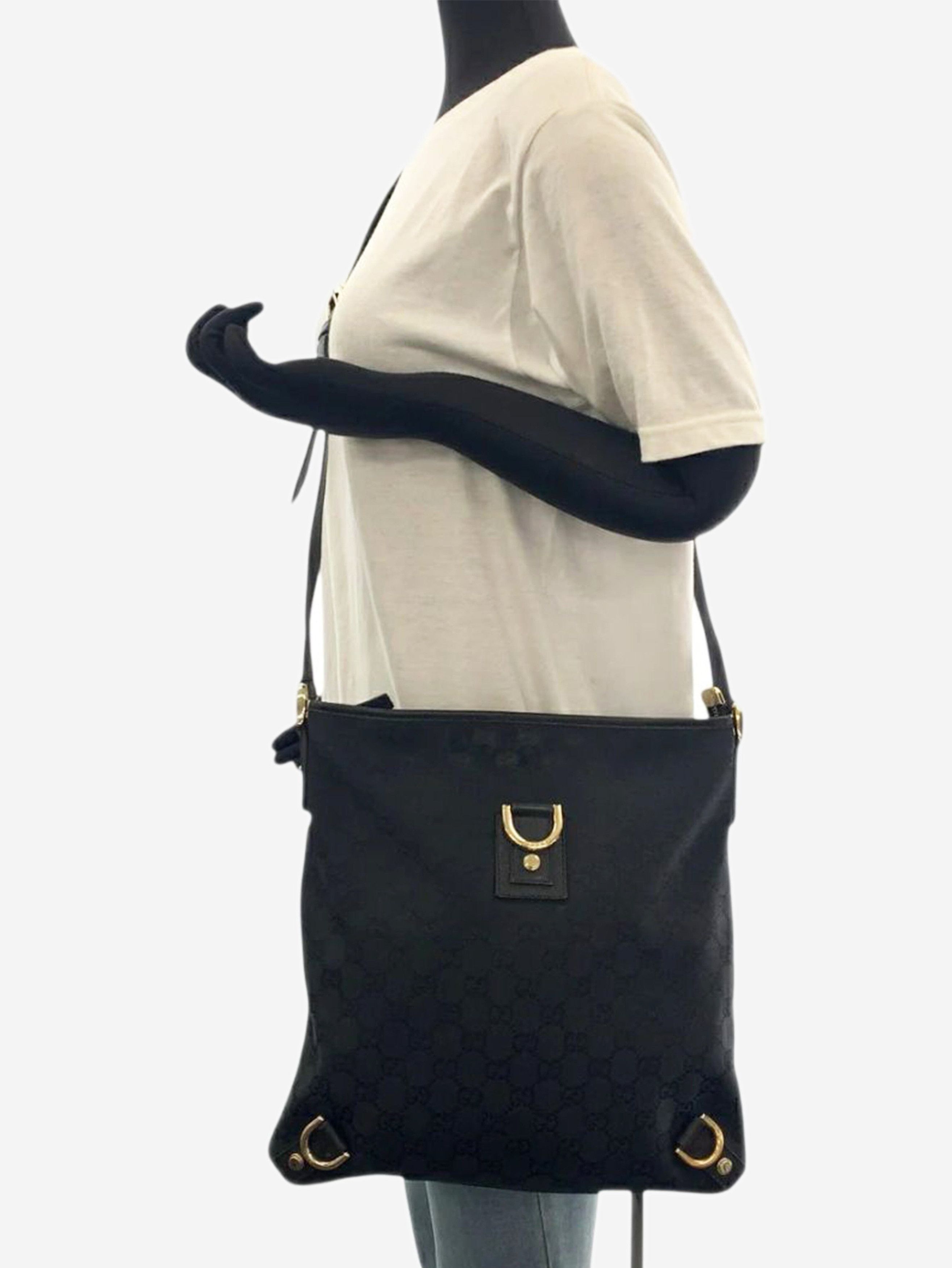 Gucci Black Abbey GG canvas shoulder bag Size ONE SIZE - 2 Thumbnail