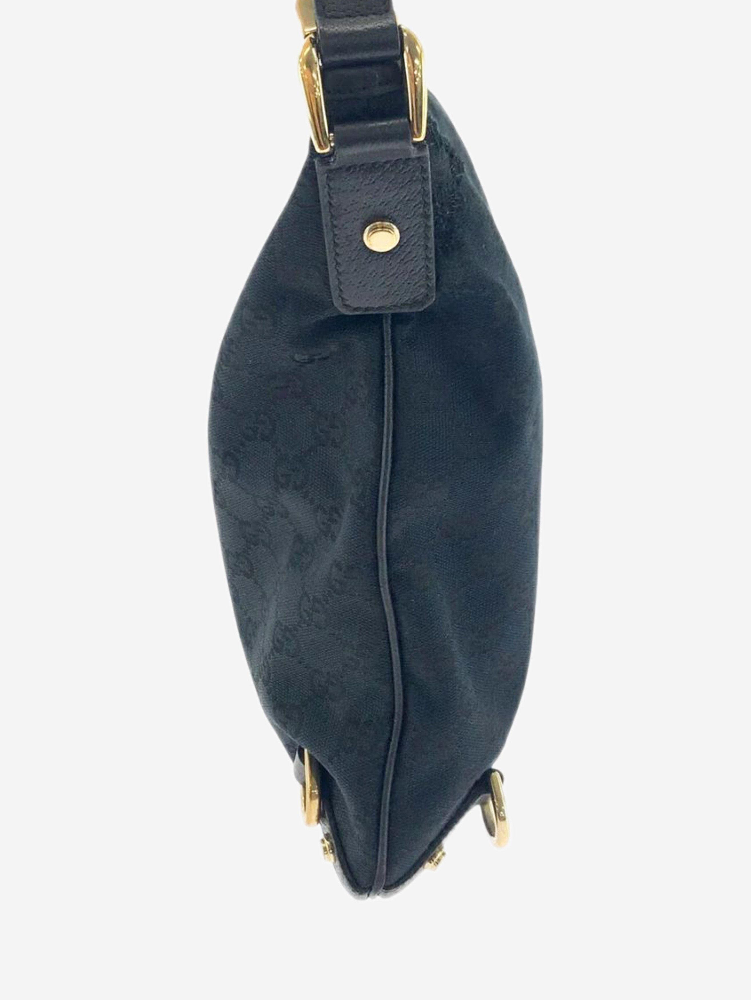 Gucci Black Abbey GG canvas shoulder bag Size ONE SIZE - 4 Thumbnail