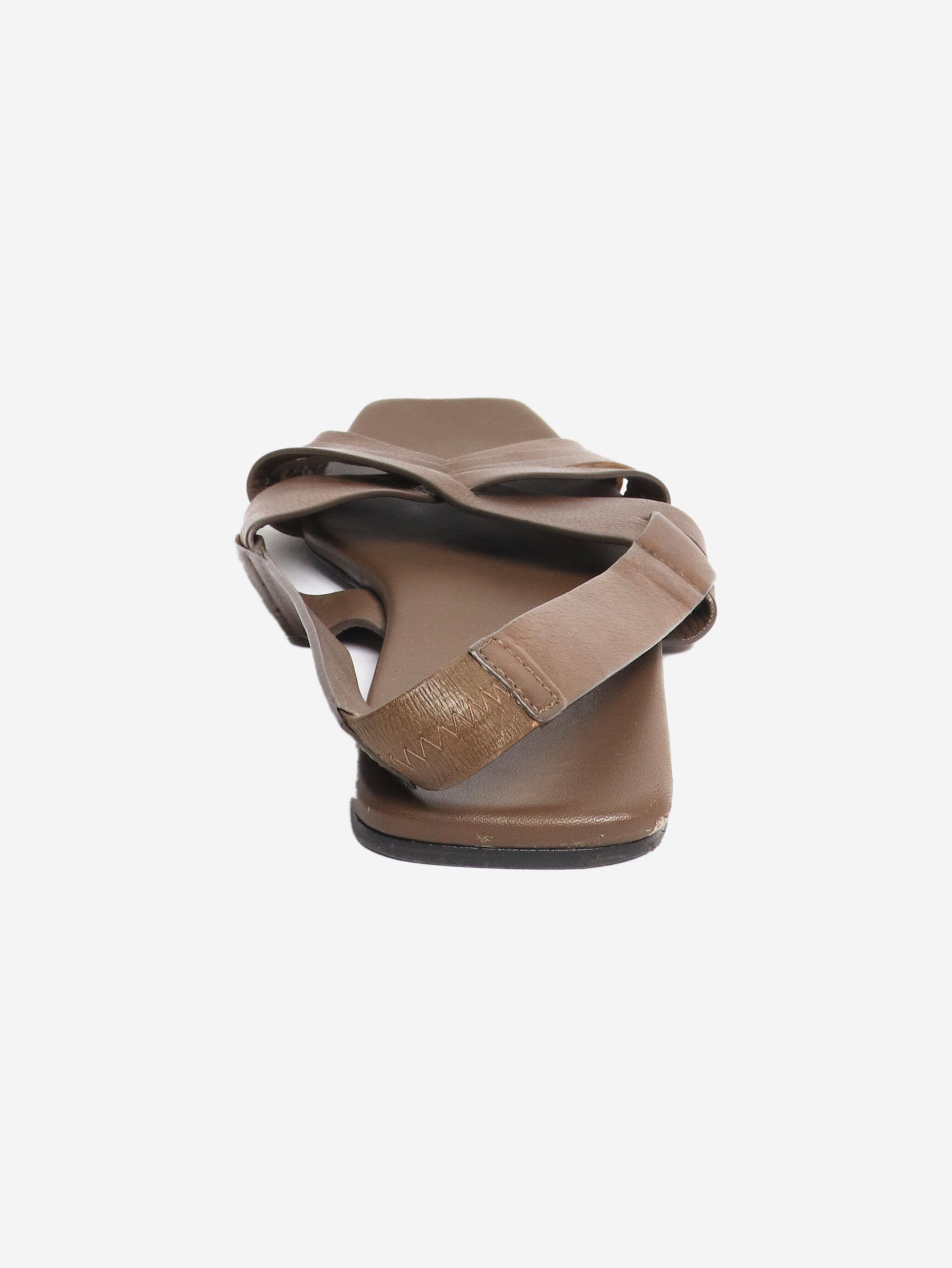 The Row Brown Meera slingback sandals - EU 40 Size US 9 / IT 39 - 3 Thumbnail