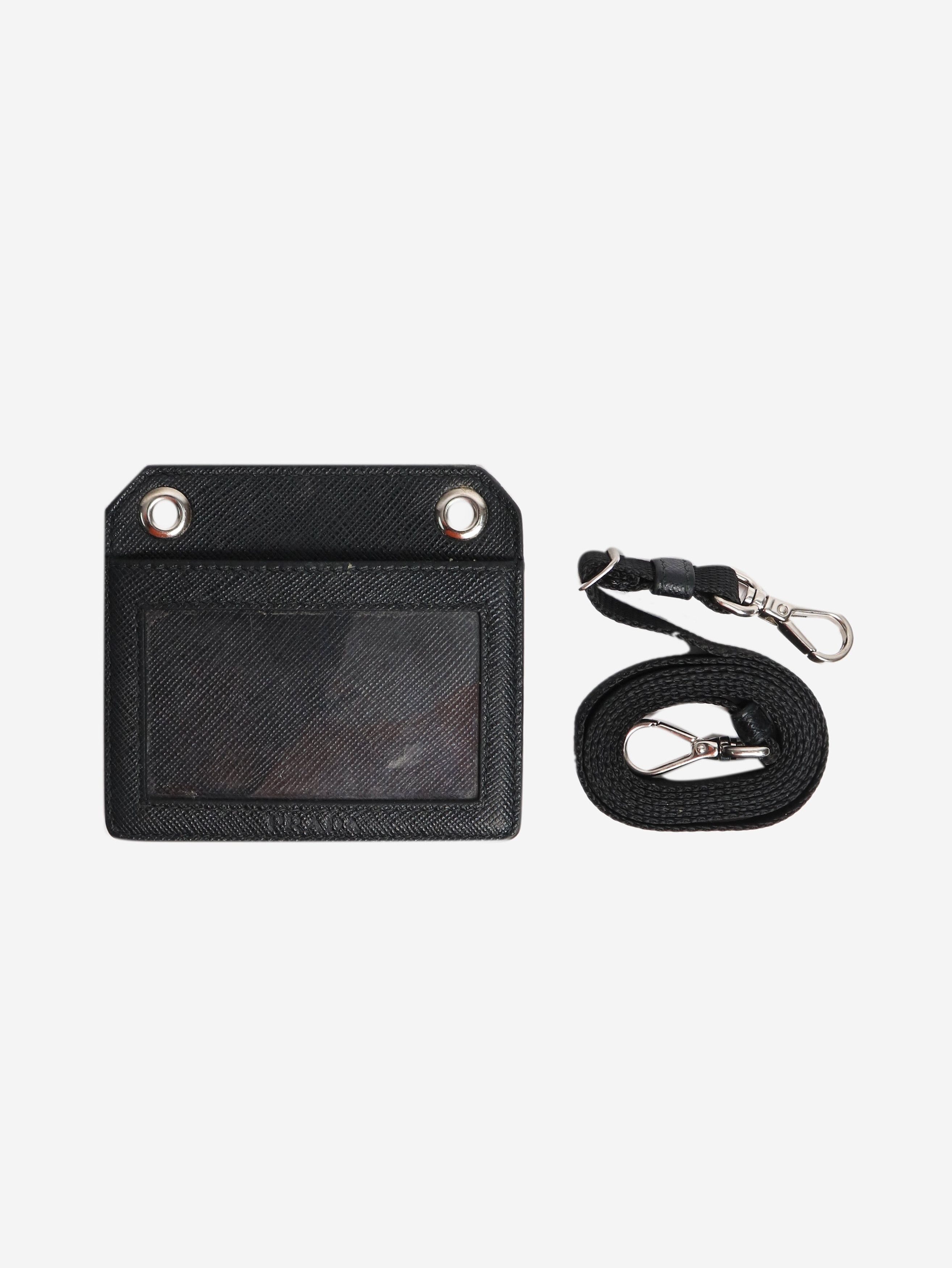 Prada Black ID and badge holder Size ONE SIZE - 2 Thumbnail