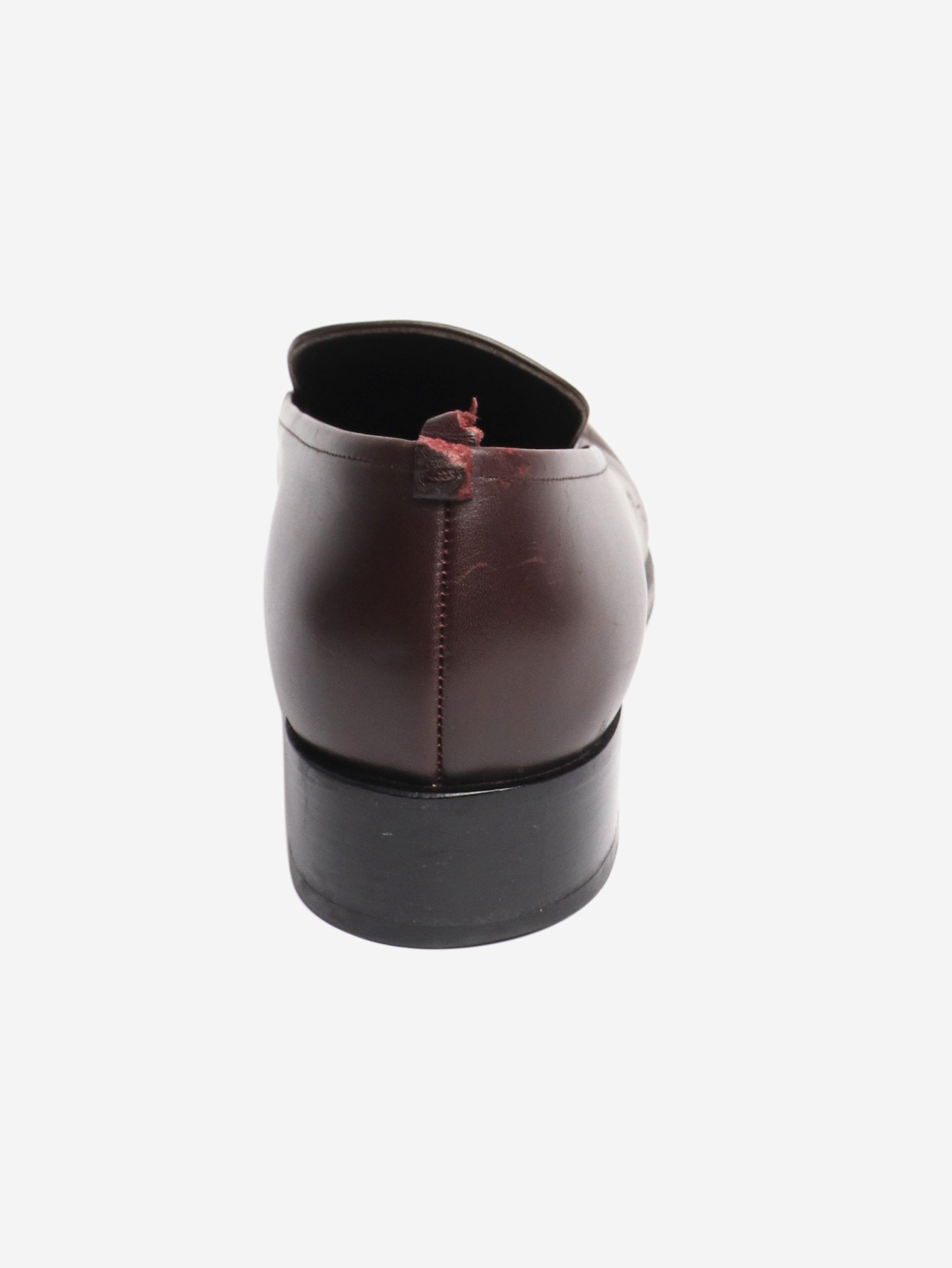 The Row Oxblood leather loafers - EU 40.5 Size US 9 / IT 39 - 3 Thumbnail