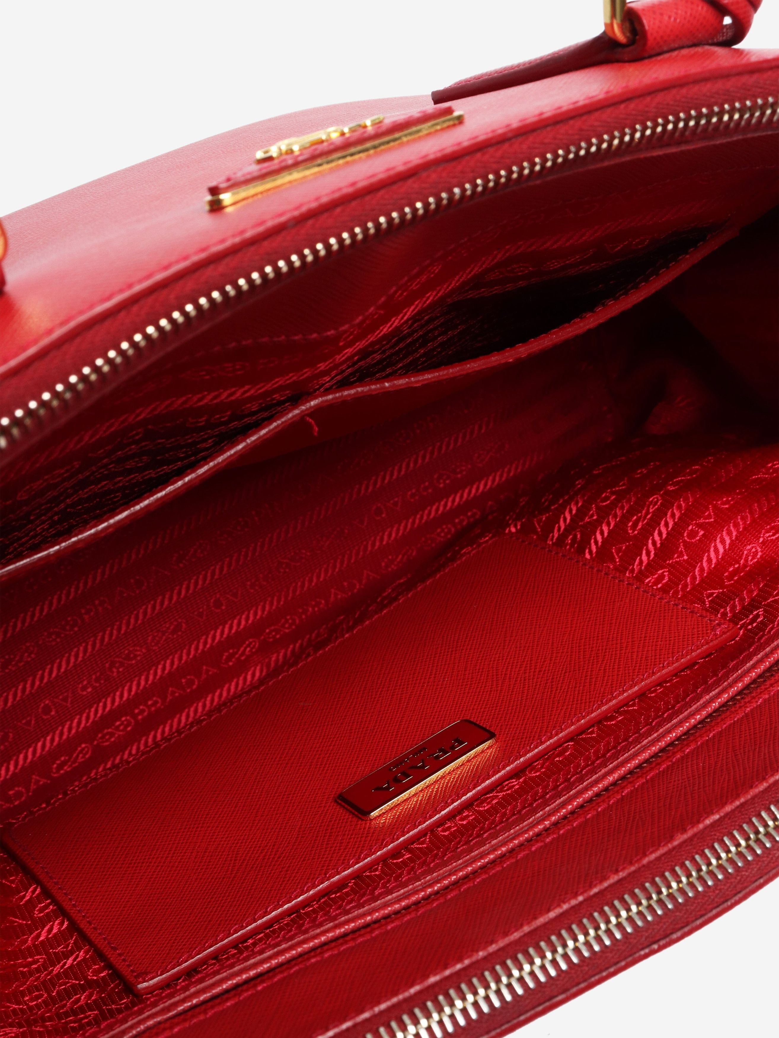 Prada Red Galleria tote bag Size ONE SIZE - 7 Thumbnail