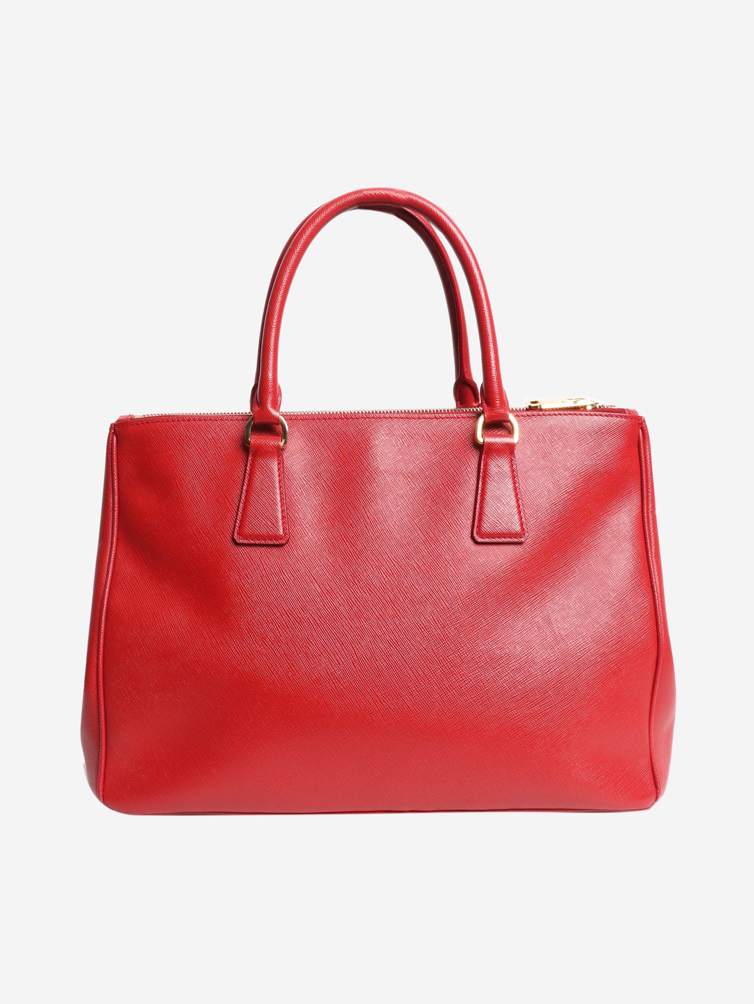 Prada Red Galleria tote bag Size ONE SIZE - 4 Thumbnail