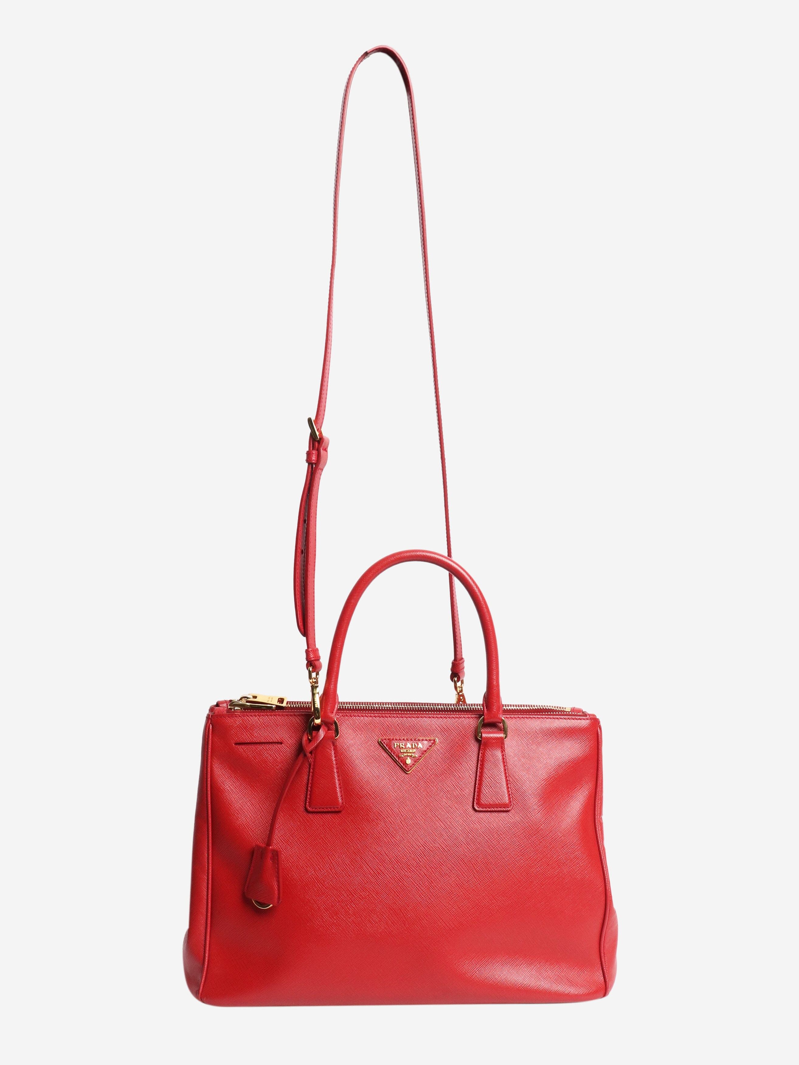 Prada Red Galleria tote bag Size ONE SIZE - 3 Thumbnail