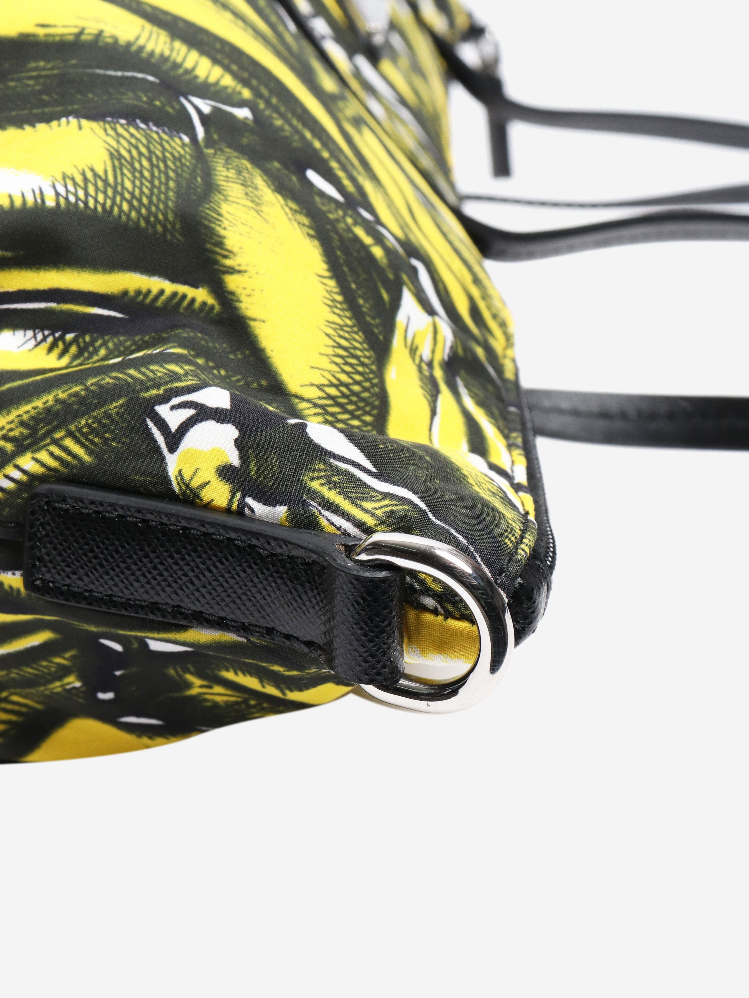 Prada Yellow banana printed shopper tote Size ONE SIZE - 6 Thumbnail