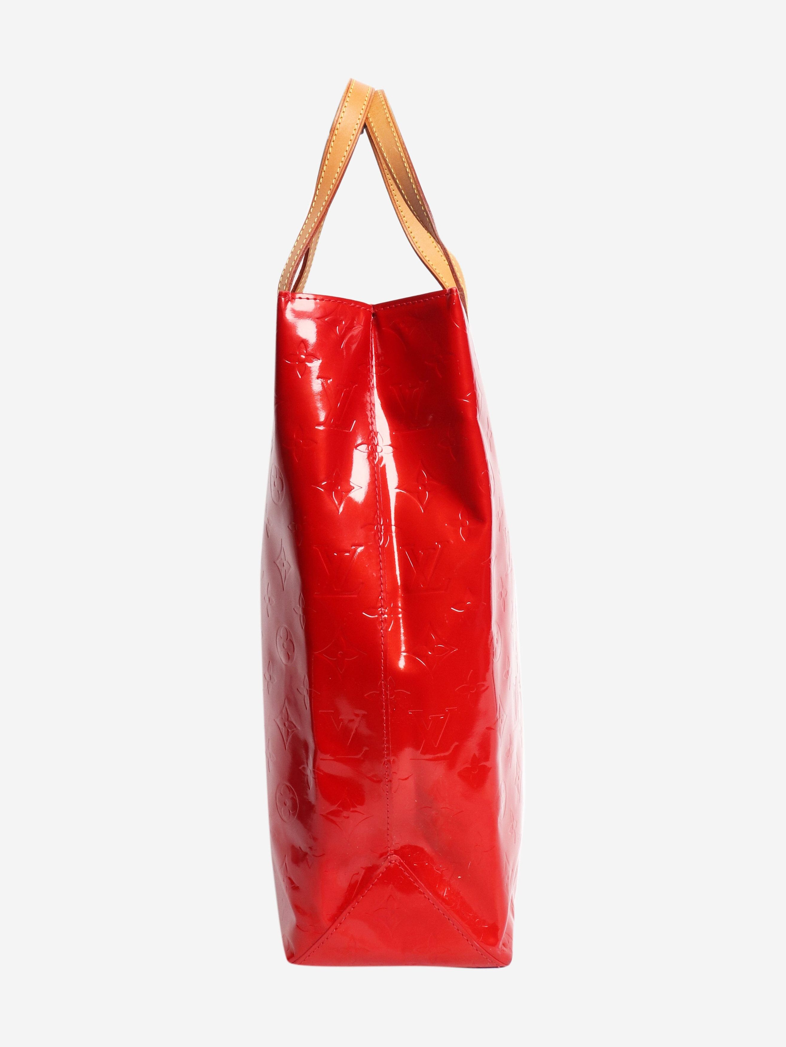 Louis Vuitton 2001 Red Monogram Vernis tote bag Size ONE SIZE - 2 Thumbnail