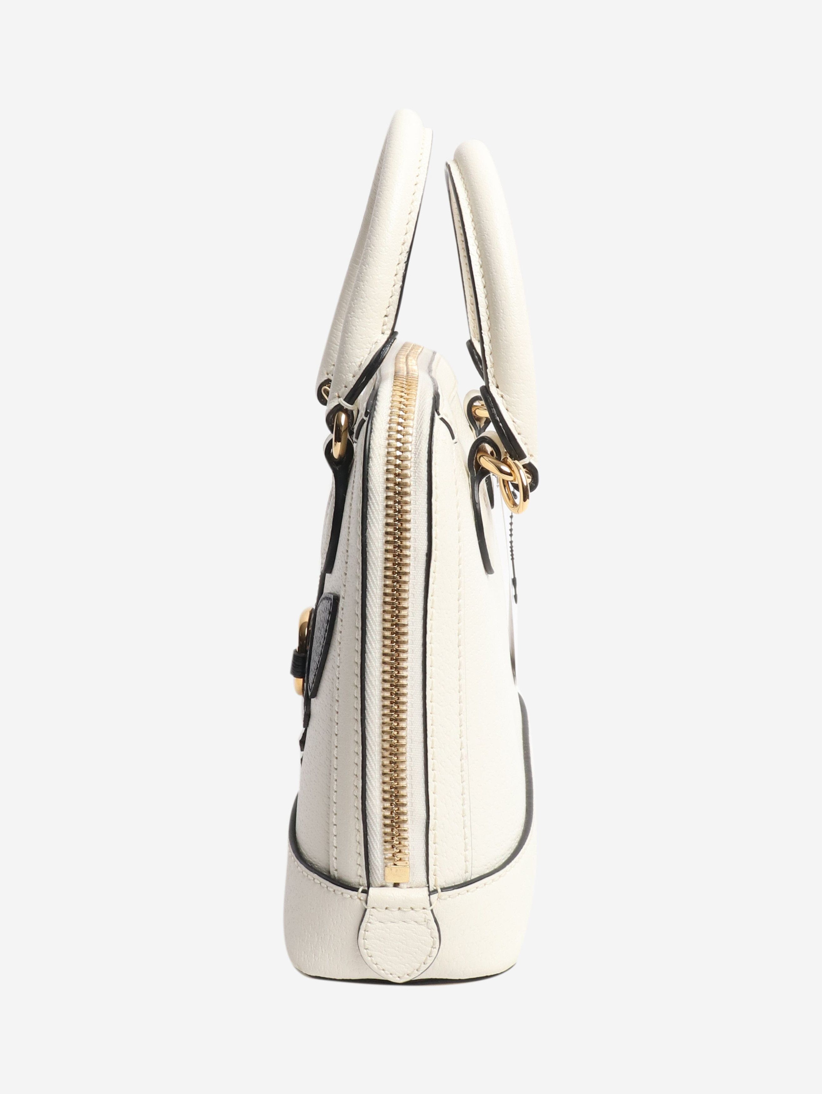 Gucci Black and white Horsebit 1955 shoulder bag Size ONE SIZE - 2 Thumbnail