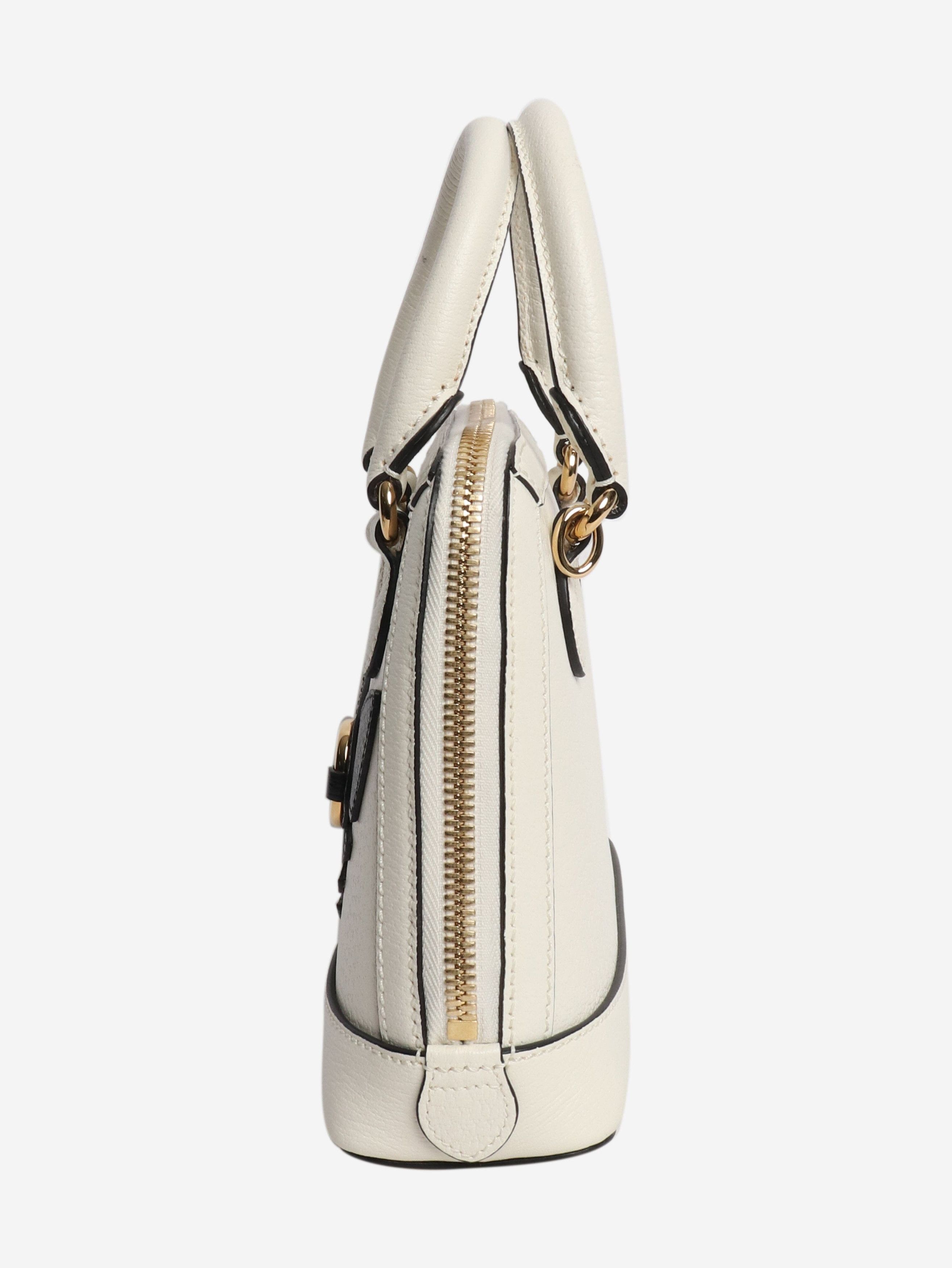 Gucci Black and white Horsebit 1955 shoulder bag Size ONE SIZE - 2 Thumbnail
