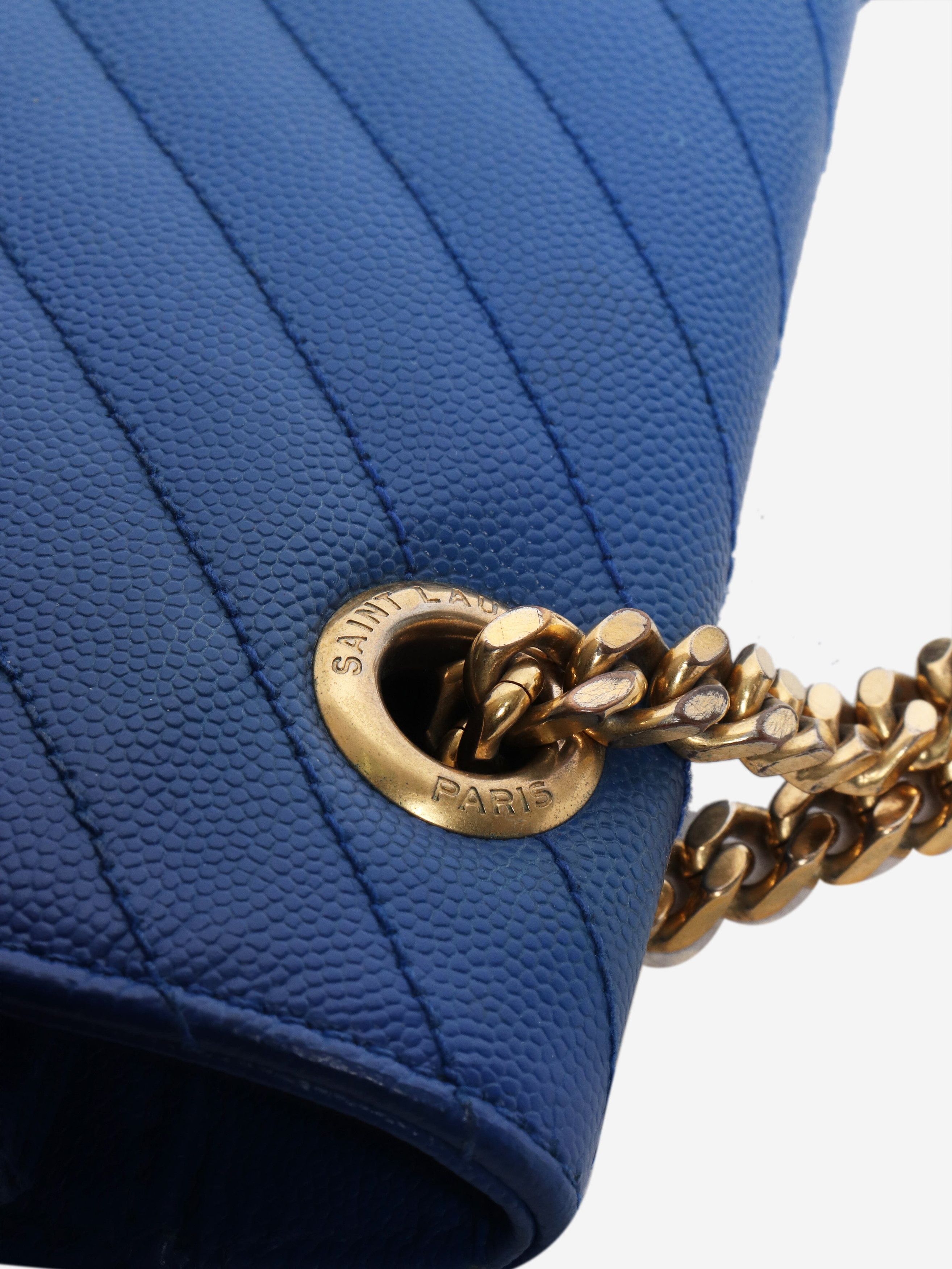 Other Blue leather chevron-quilted shoulder bag Size ONE SIZE - 10 Thumbnail