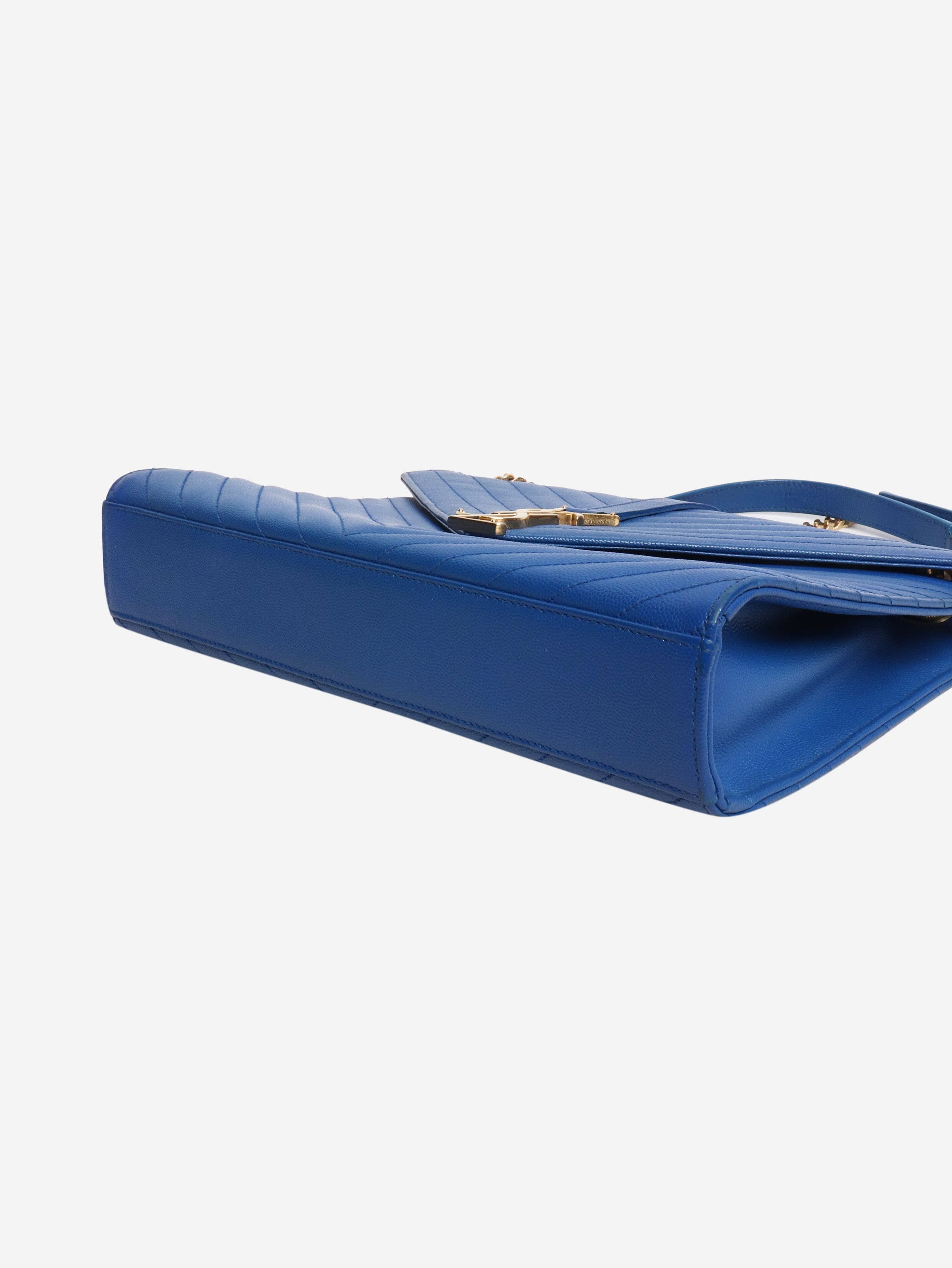 Other Blue leather chevron-quilted shoulder bag Size ONE SIZE - 7 Thumbnail