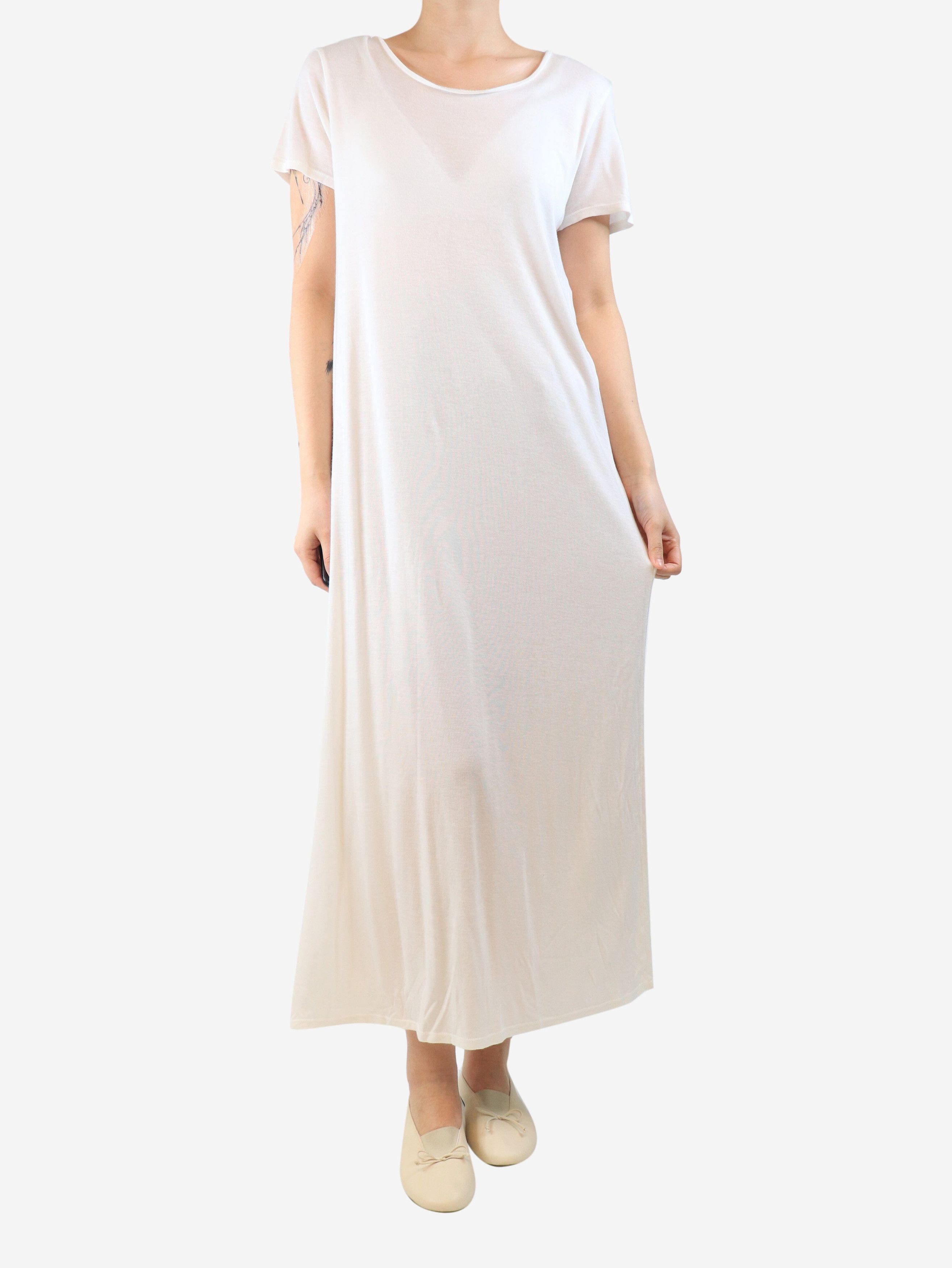The Row White short-sleeved t-shirt dress - M Size M / US 6-8 / IT 42-44 - 3 Thumbnail