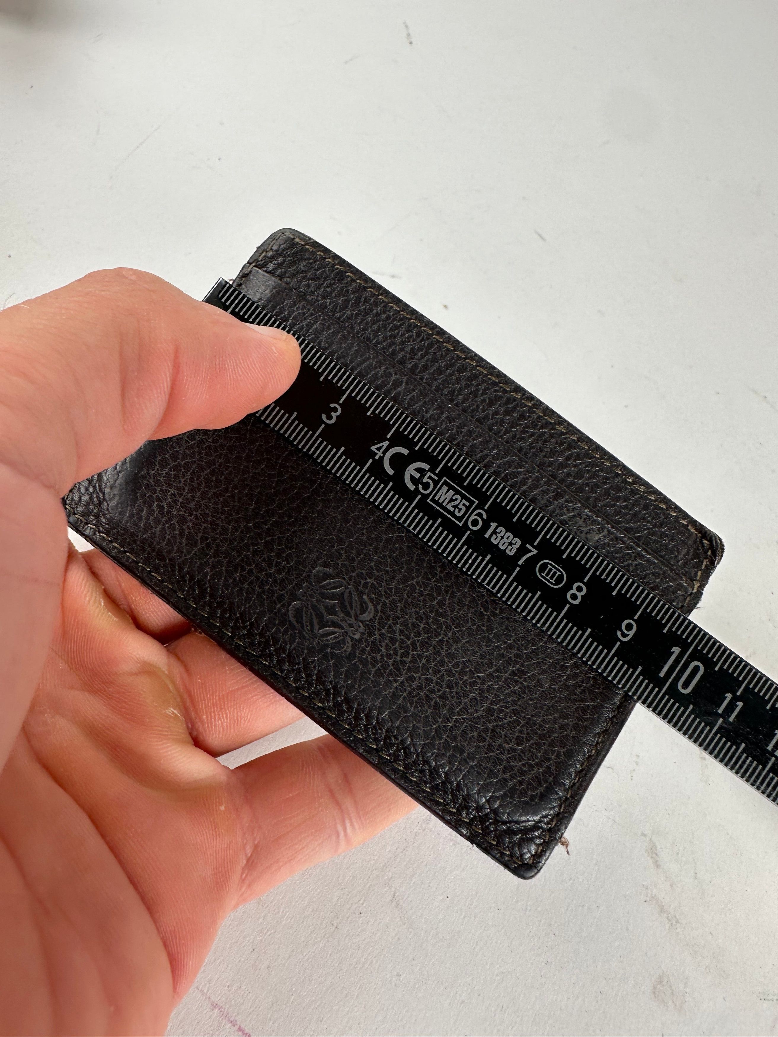 Loewe Vintage Madrid Leather Card Holder Dark Brown Size ONE SIZE - 7 Thumbnail