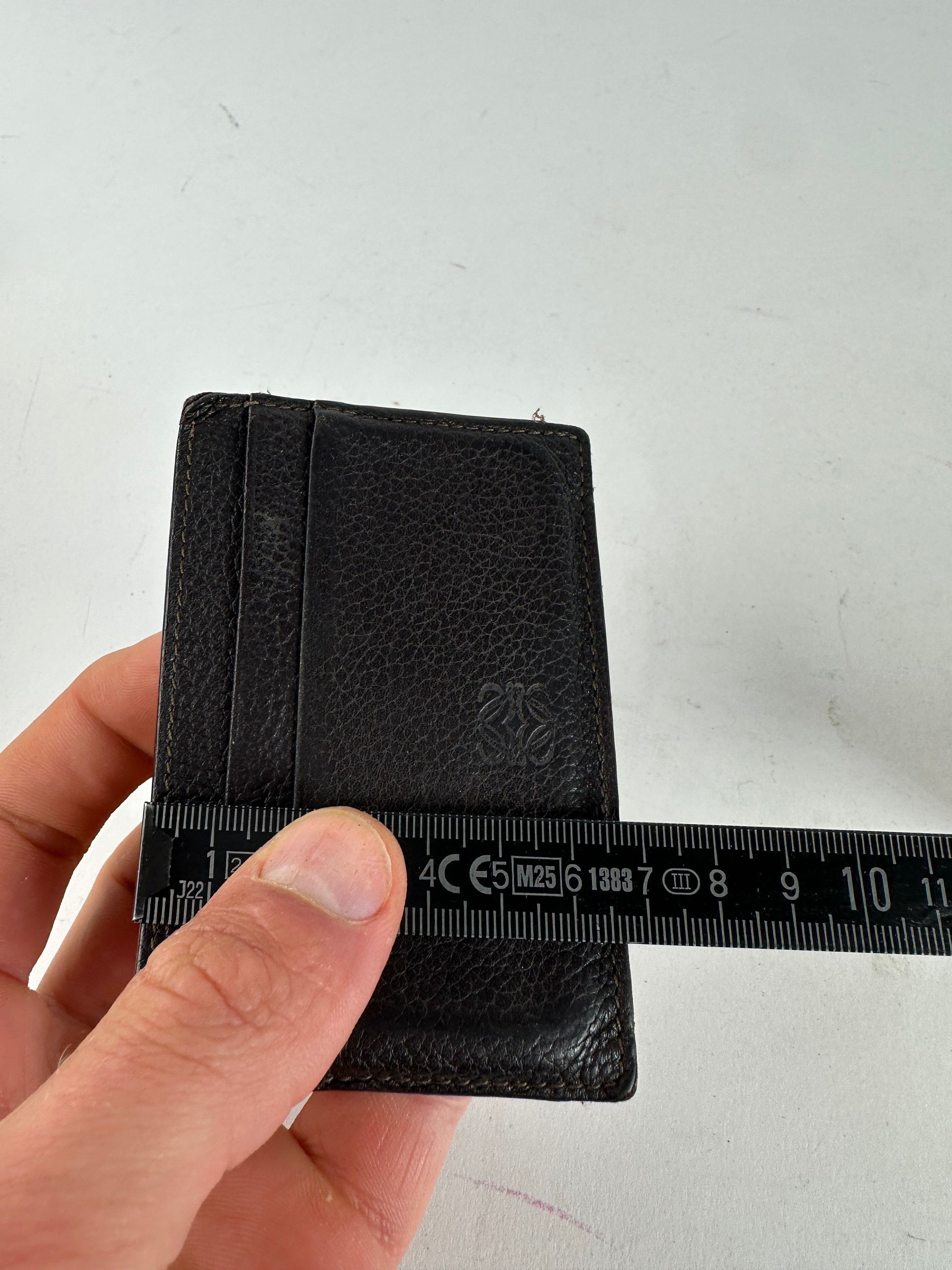 Loewe Vintage Madrid Leather Card Holder Dark Brown Size ONE SIZE - 8 Thumbnail