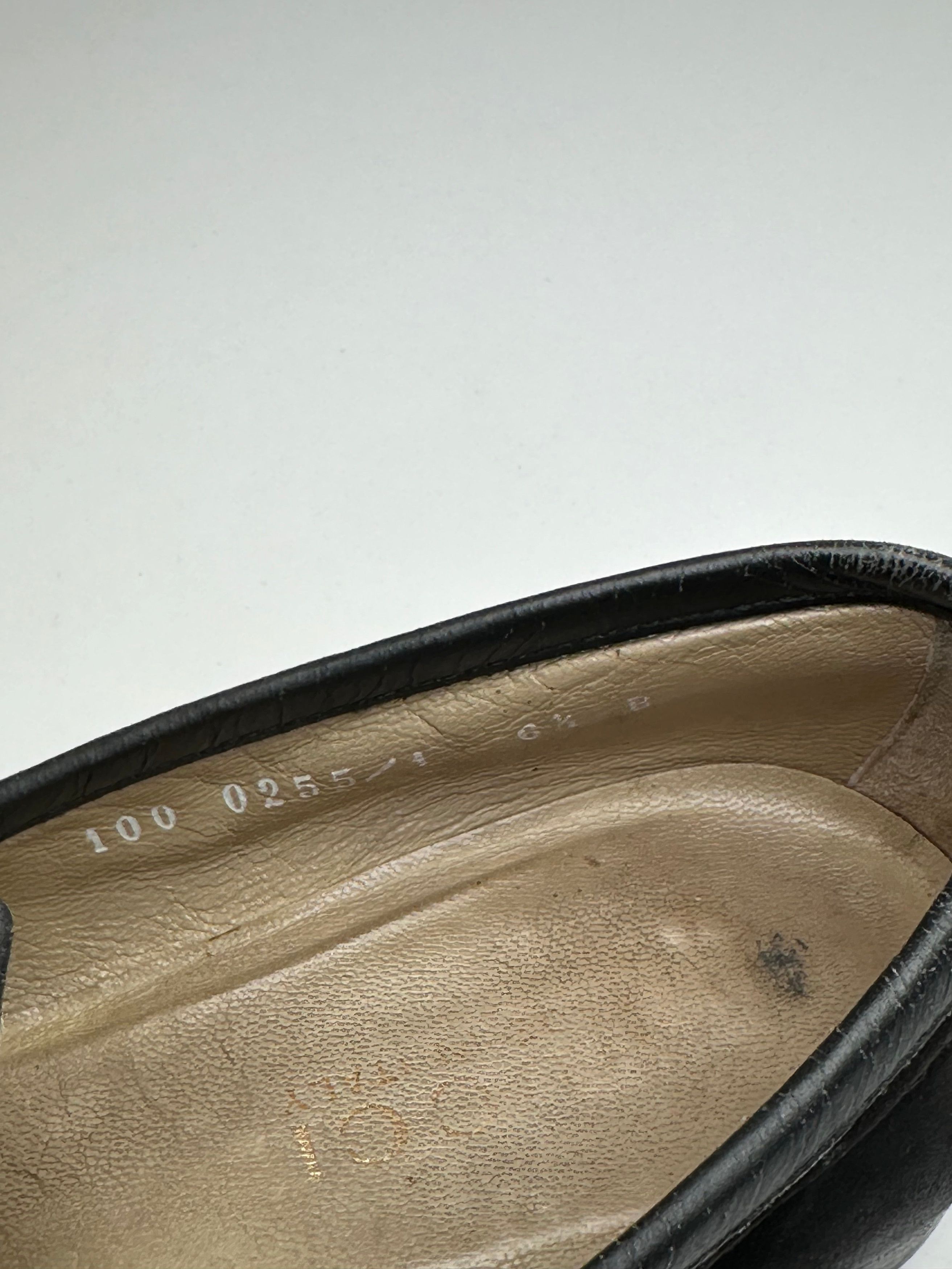 Gucci Vintage Suede Horsebit Loafer Black Size US 8.5 / IT 38.5 - 5 Thumbnail