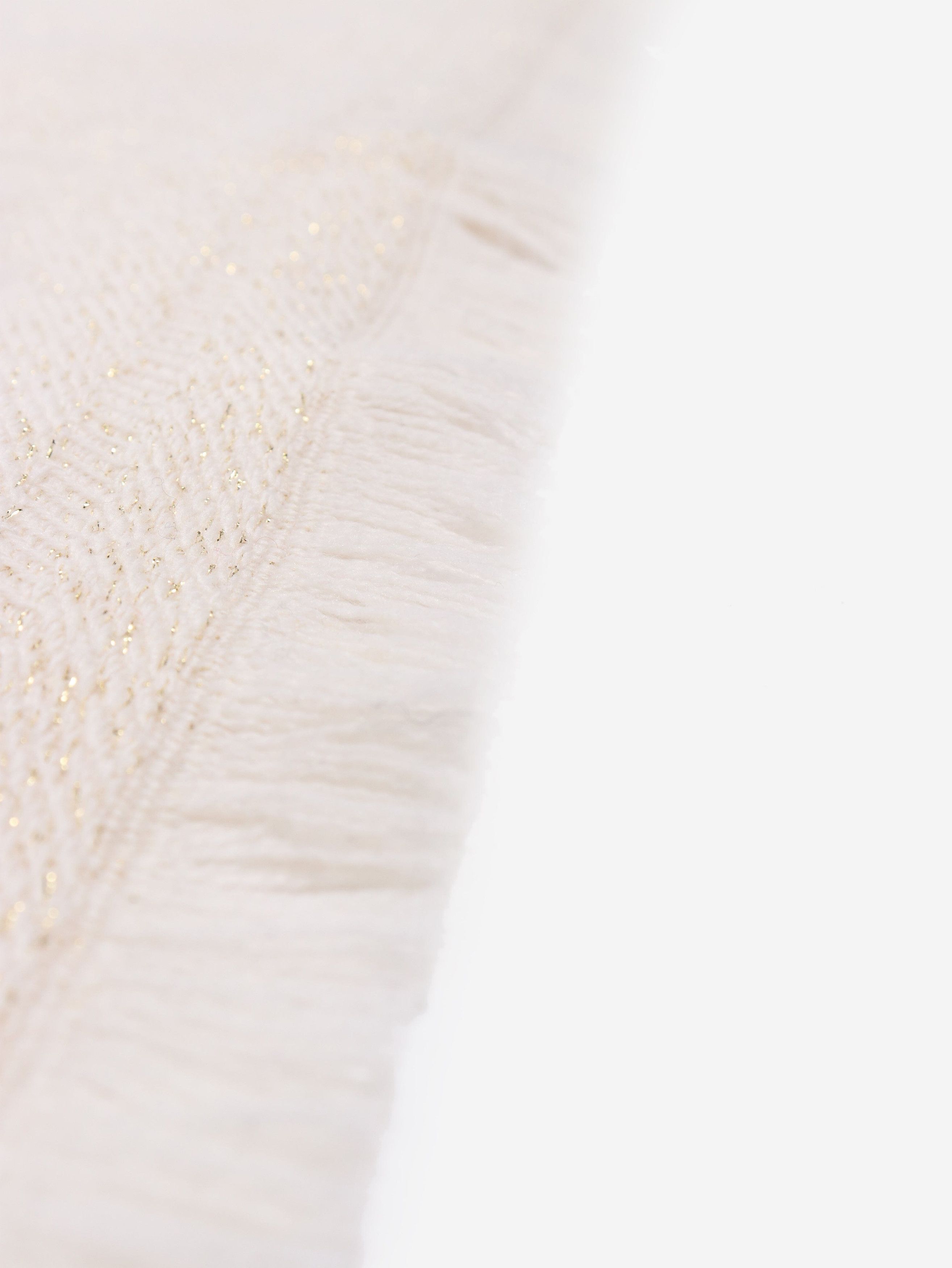 Gucci Cream monogram glittery scarf Size ONE SIZE - 5 Thumbnail