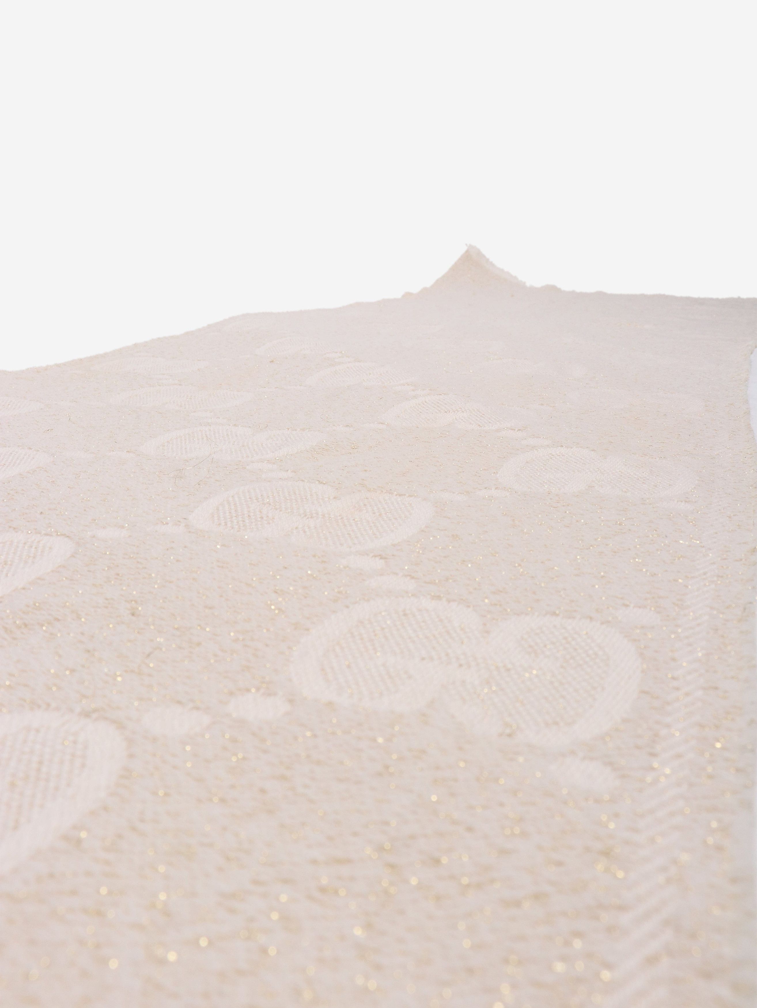 Gucci Cream monogram glittery scarf Size ONE SIZE - 7 Thumbnail