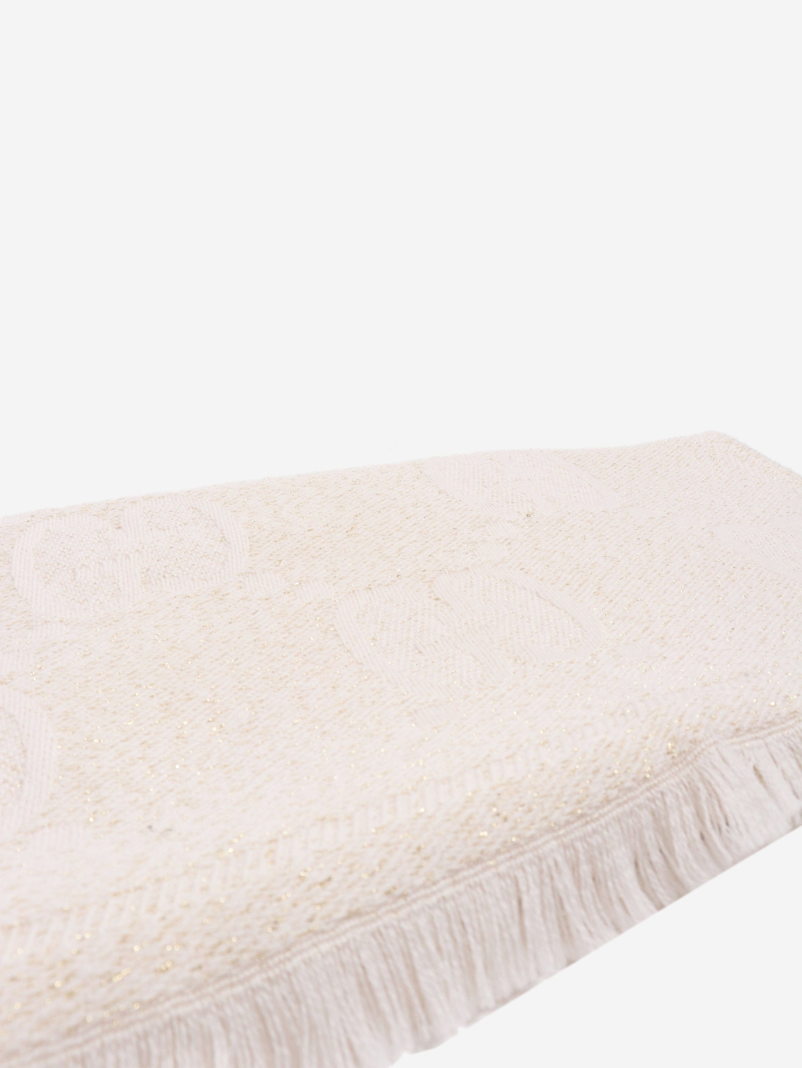 Gucci Cream monogram glittery scarf Size ONE SIZE - 2 Thumbnail