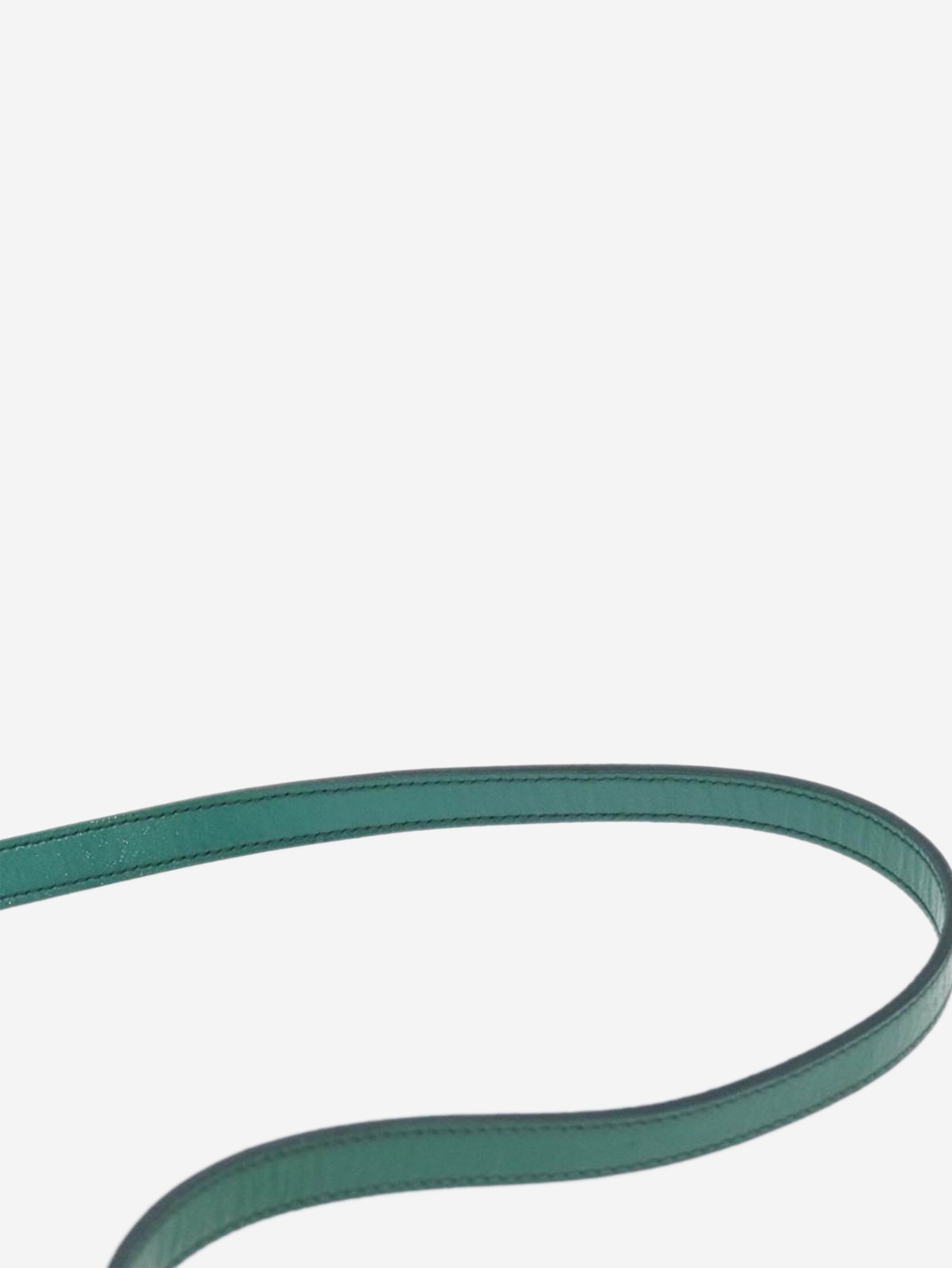 Prada Green patent Saffiano leather shoulder bag Size ONE SIZE - 8 Thumbnail